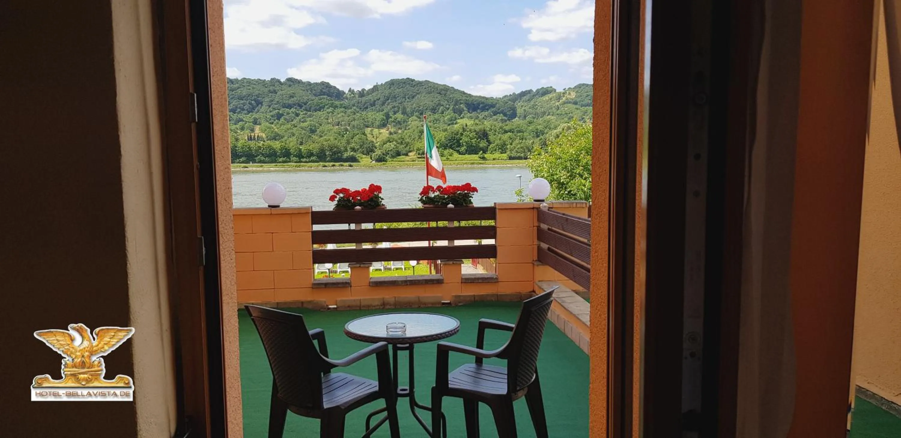 River view in Rheinhotel Bellavista