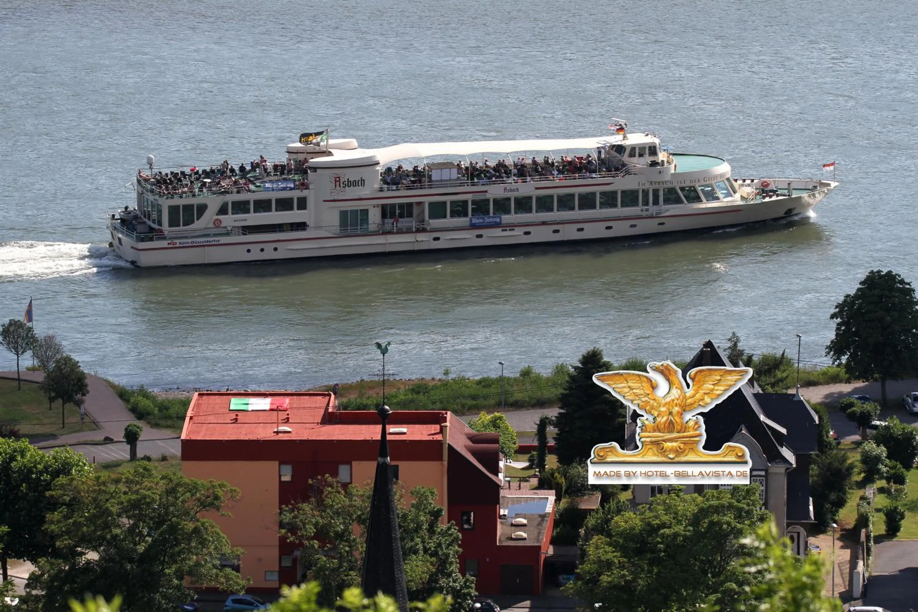 River view in Rheinhotel Bellavista