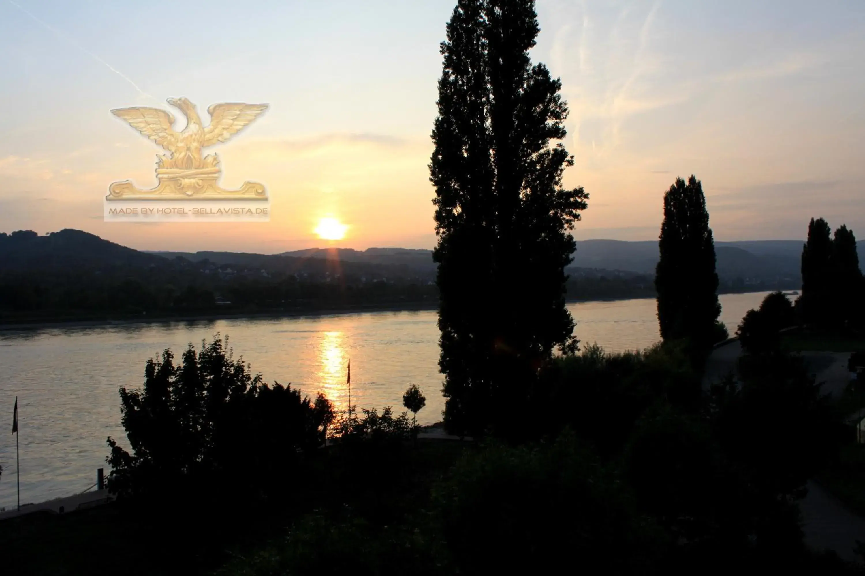 Double Room Rhein facing with Balcony and Bath in Rheinhotel Bellavista Double Room Rhein facing with Balcony and Bath in Rheinhotel Bellavista