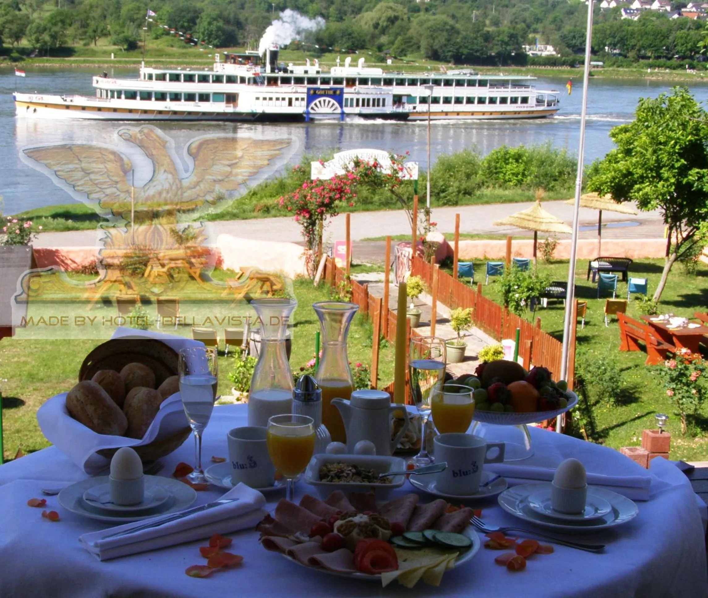 View (from property/room) in Rheinhotel Bellavista