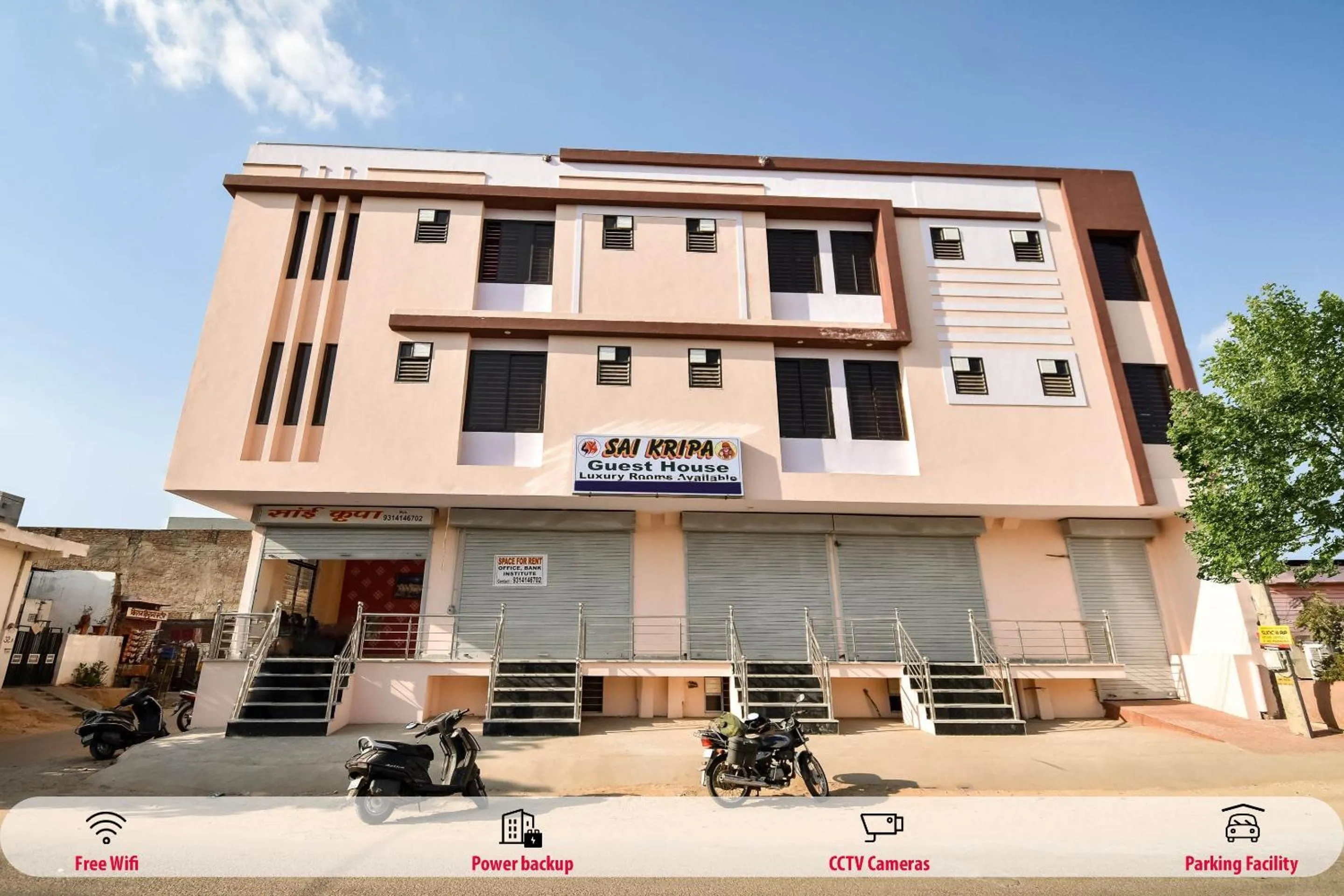 Facade/entrance in OYO 70183 Sai Kripa Lodging