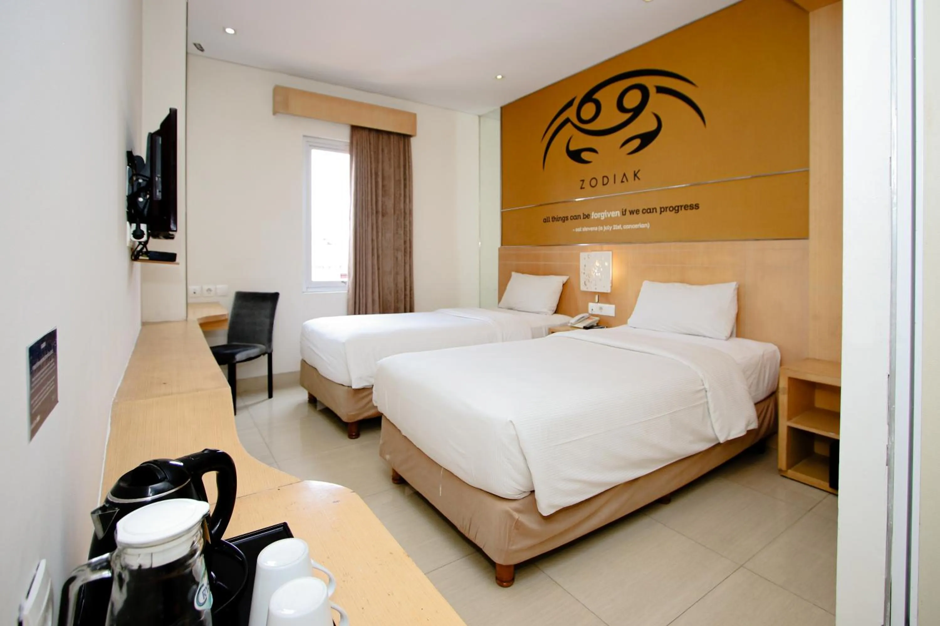 Bedroom, Bed in Zodiak Asia Afrika by KAGUM Hotels