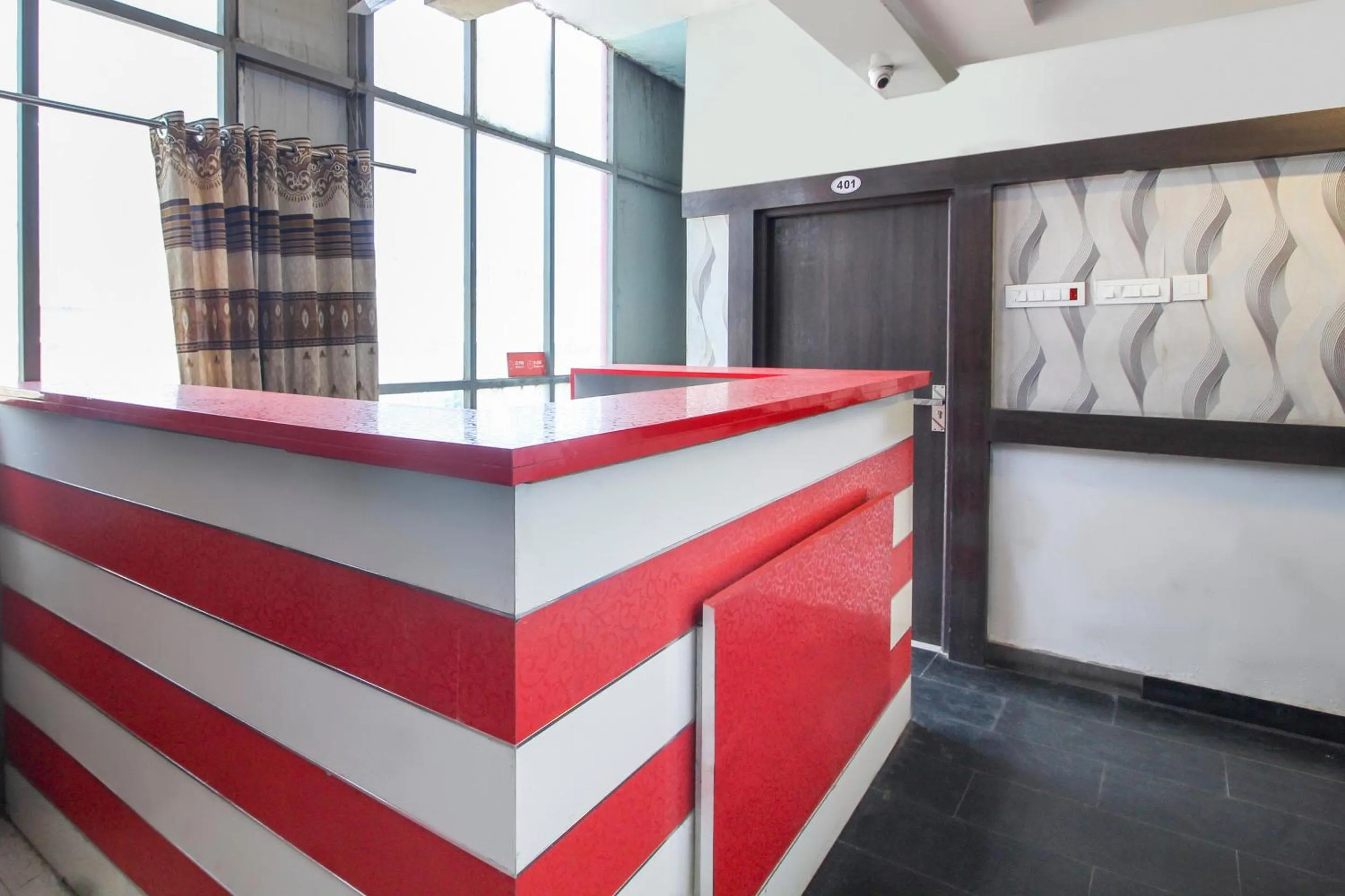 Lobby or reception in Hotel O Sri Harsha Residency Near JNTU Metro