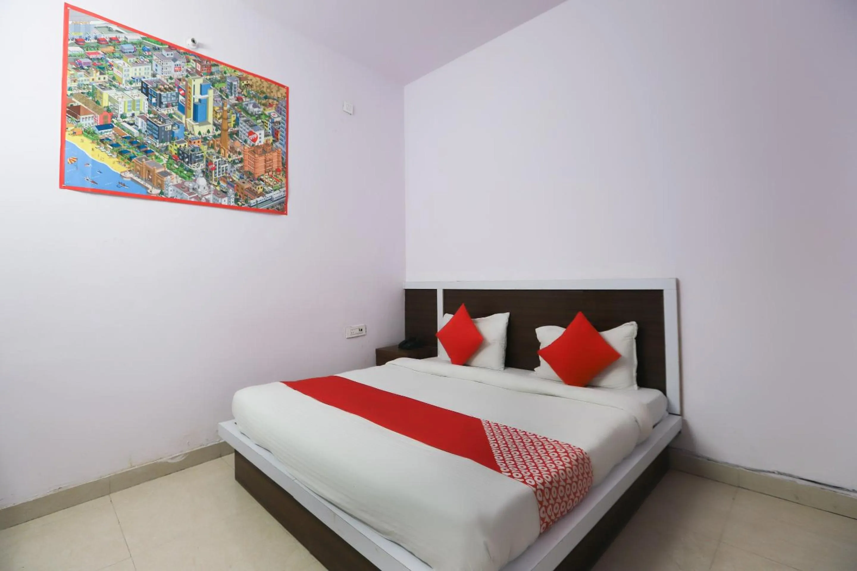 Bedroom in Hotel O Noida Villa