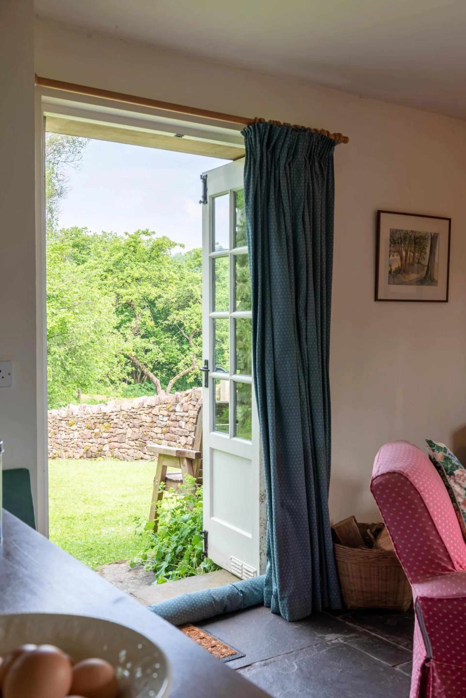 Living room in Alltybrain Farm Cottages
