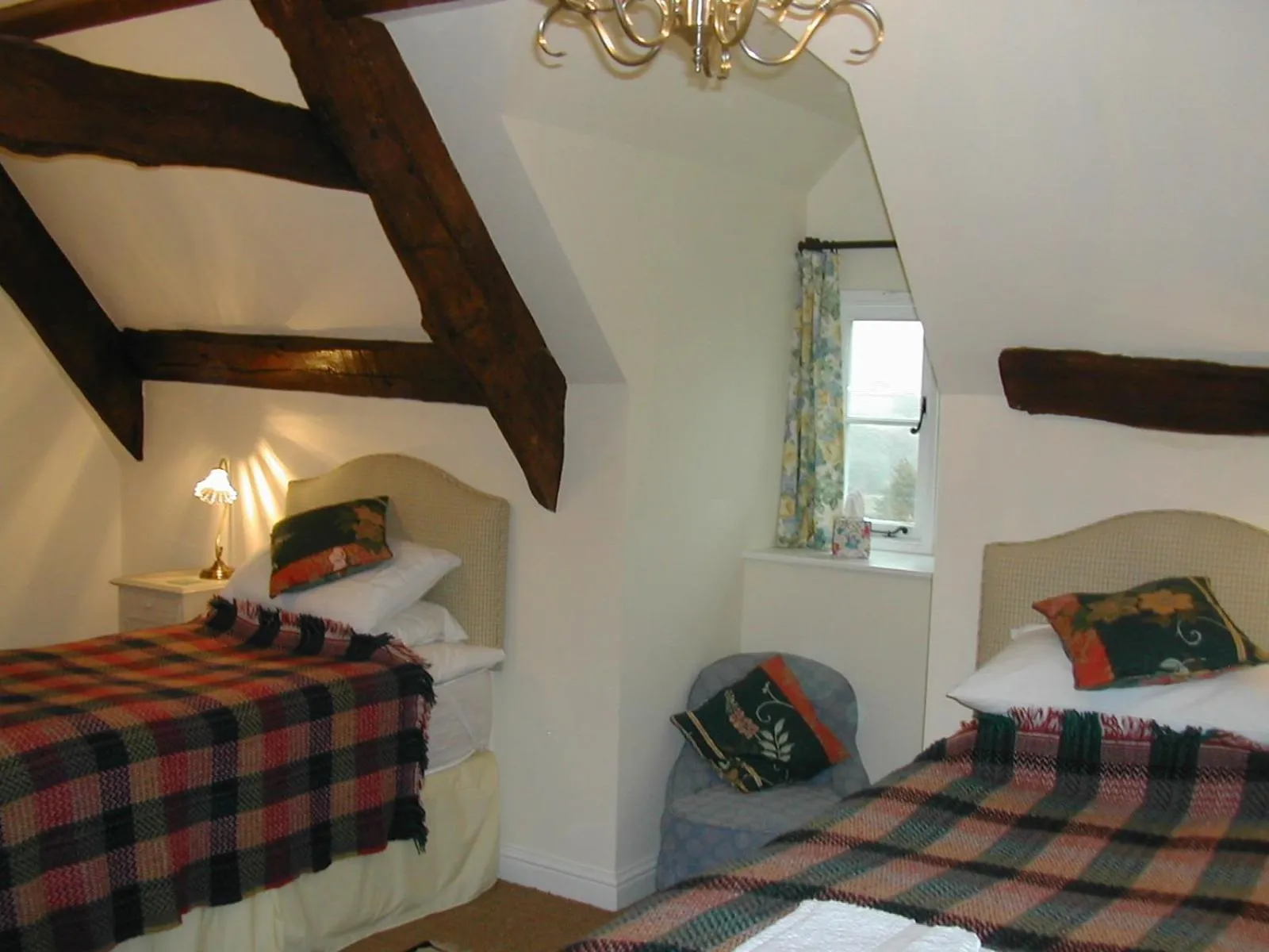 Bedroom, Bed in Alltybrain Farm Cottages