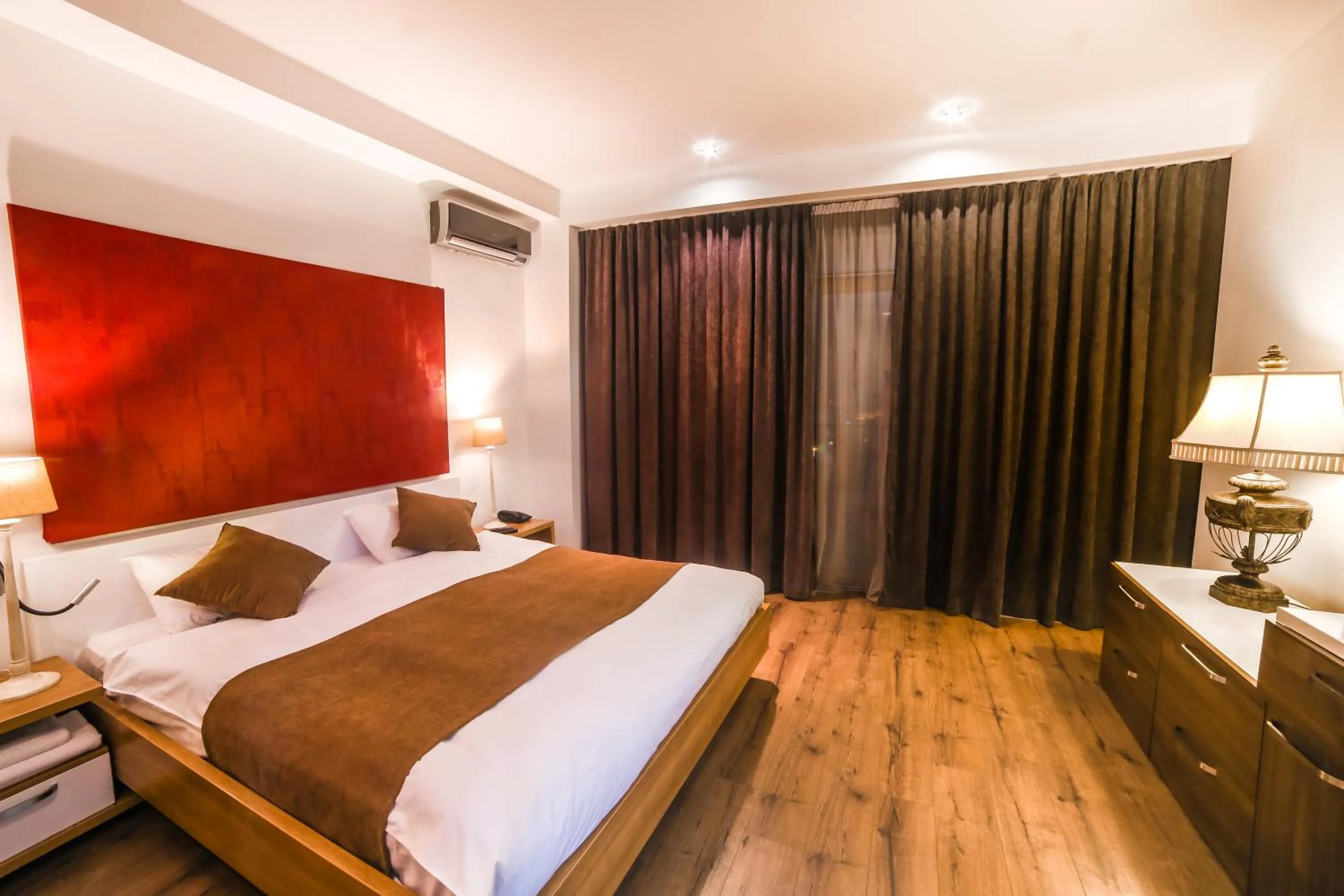 Bed in Tbilisi View Hotel