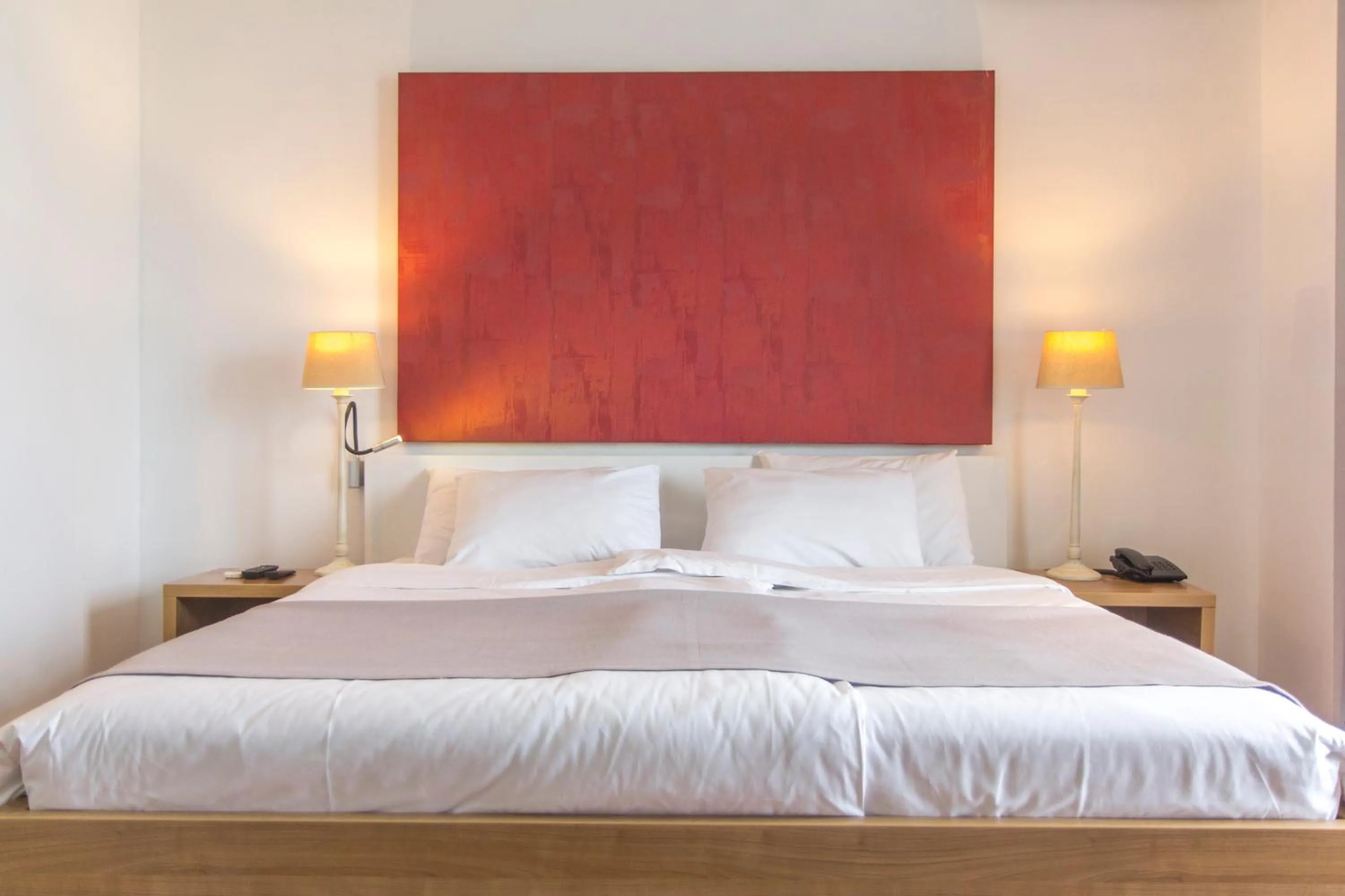 Bed in Tbilisi View Hotel