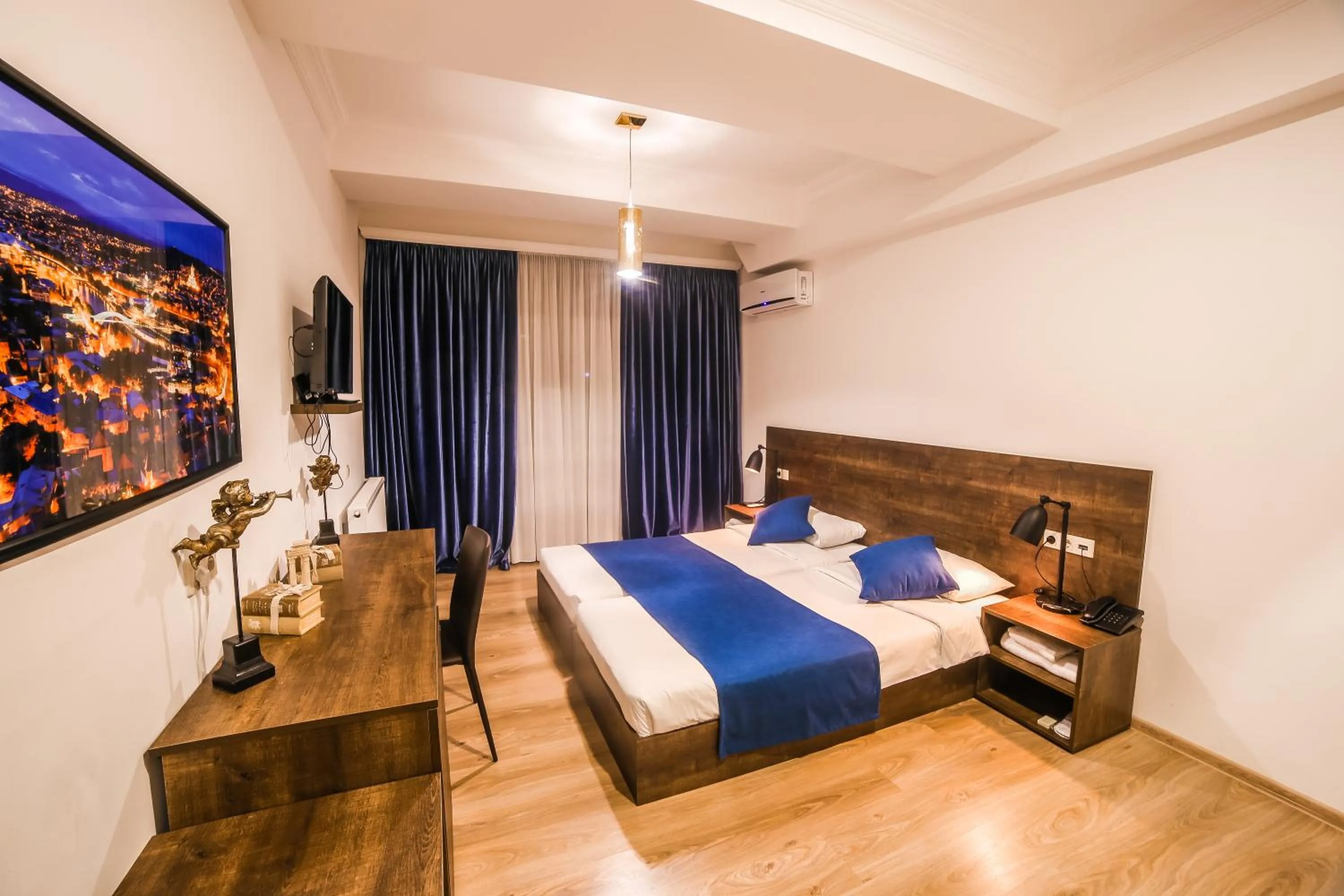 Bed in Tbilisi View Hotel