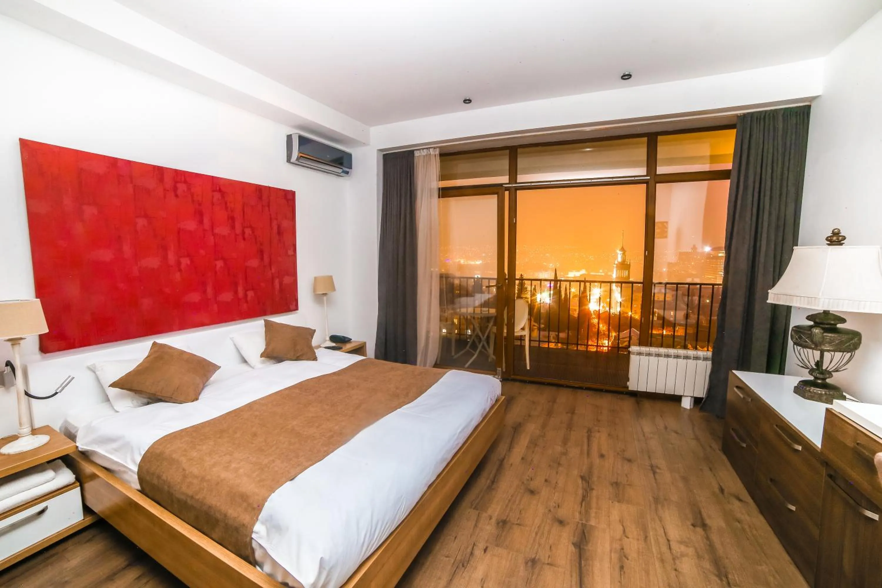 Photo of the whole room, Bed in Tbilisi View Hotel