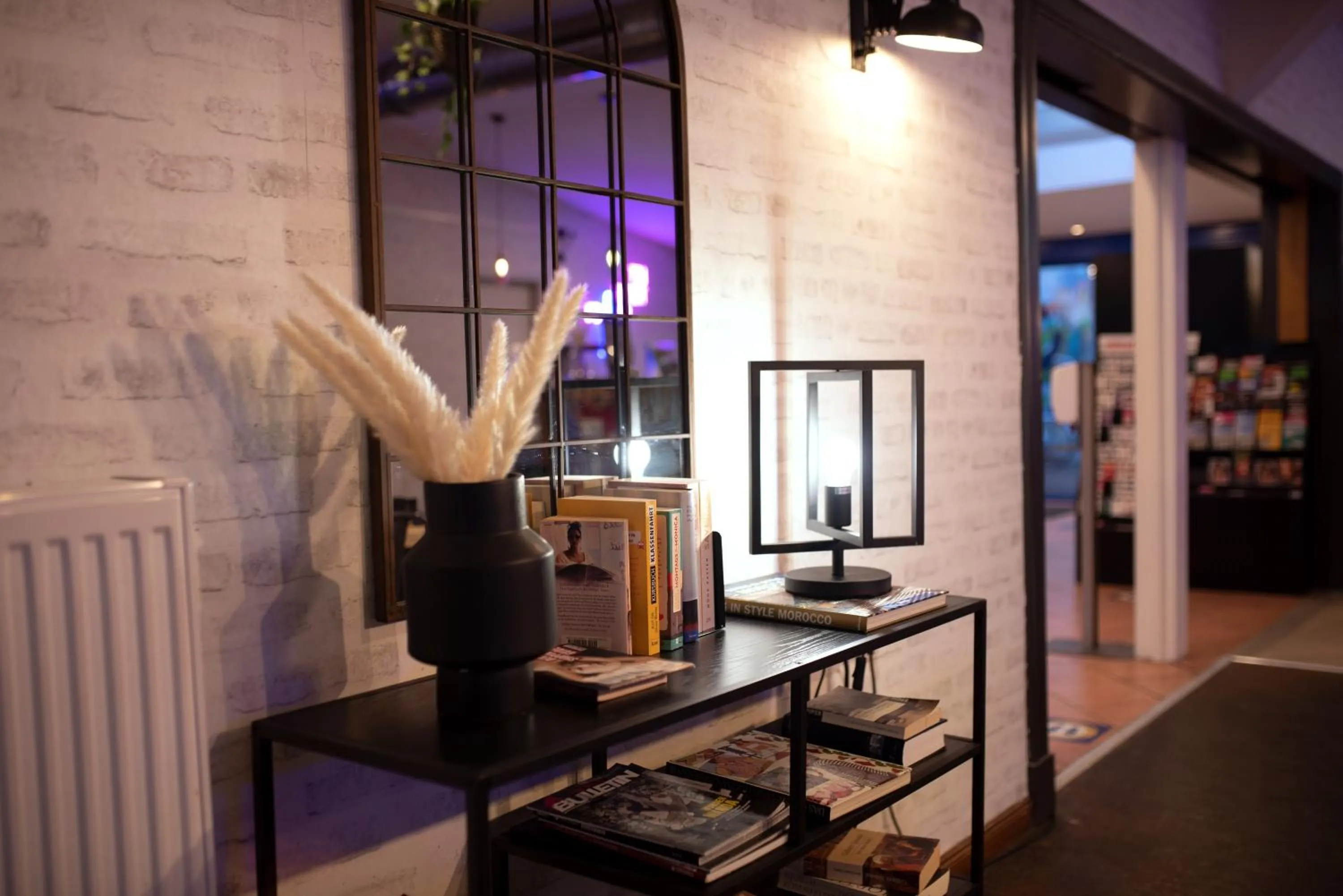 Lobby or reception in a&o Berlin Friedrichshain