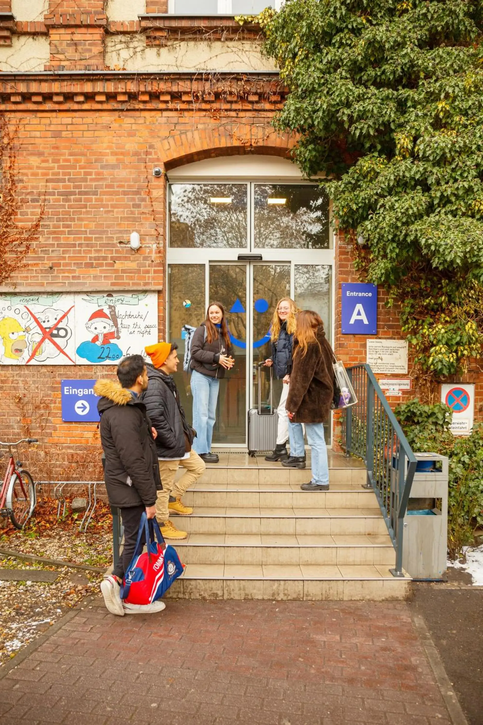 Facade/entrance in a&o Berlin Friedrichshain Facade/entrance in a&o Berlin Friedrichshain