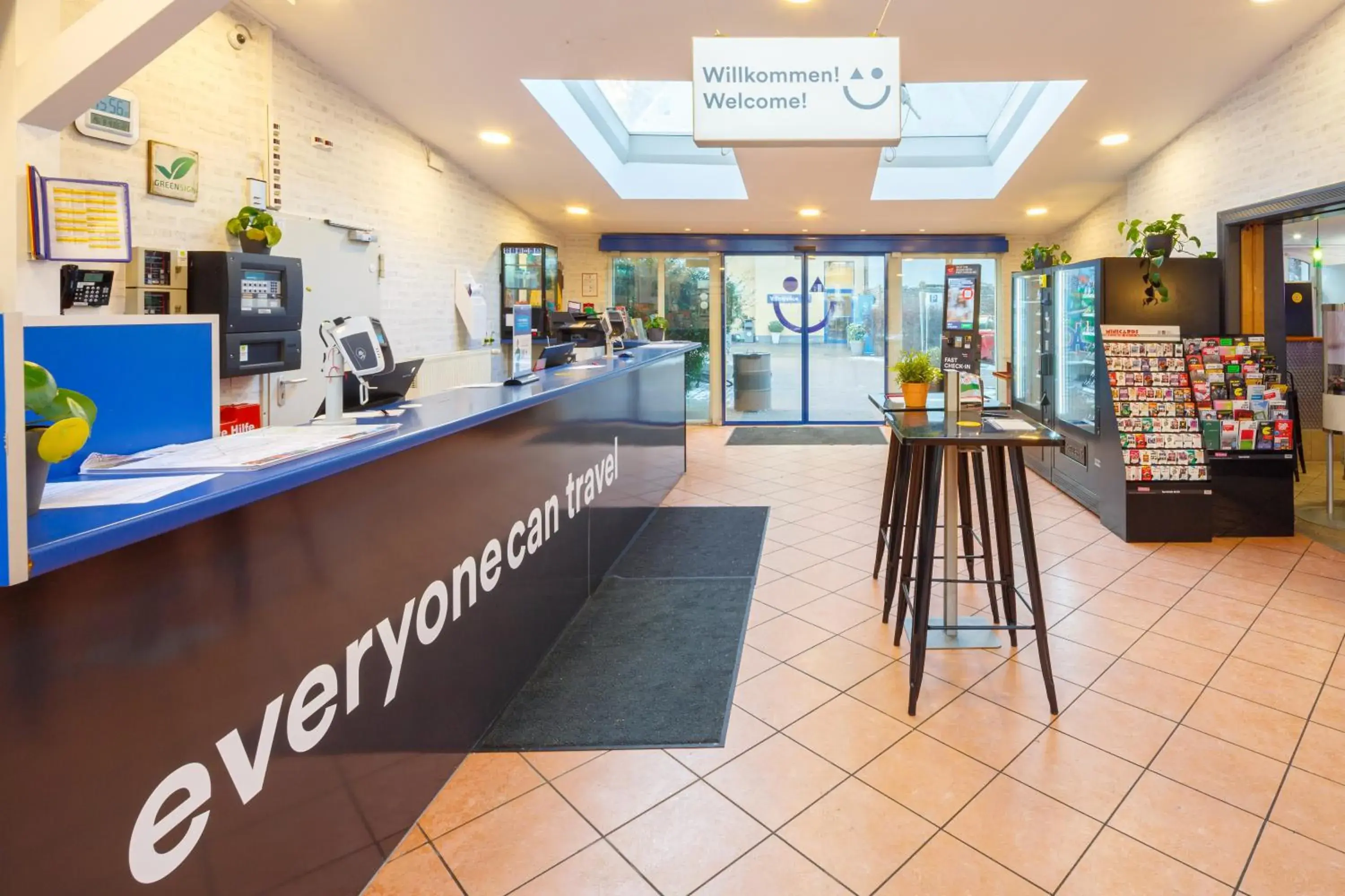 Lobby or reception in a&o Berlin Friedrichshain Lobby or reception in a&o Berlin Friedrichshain