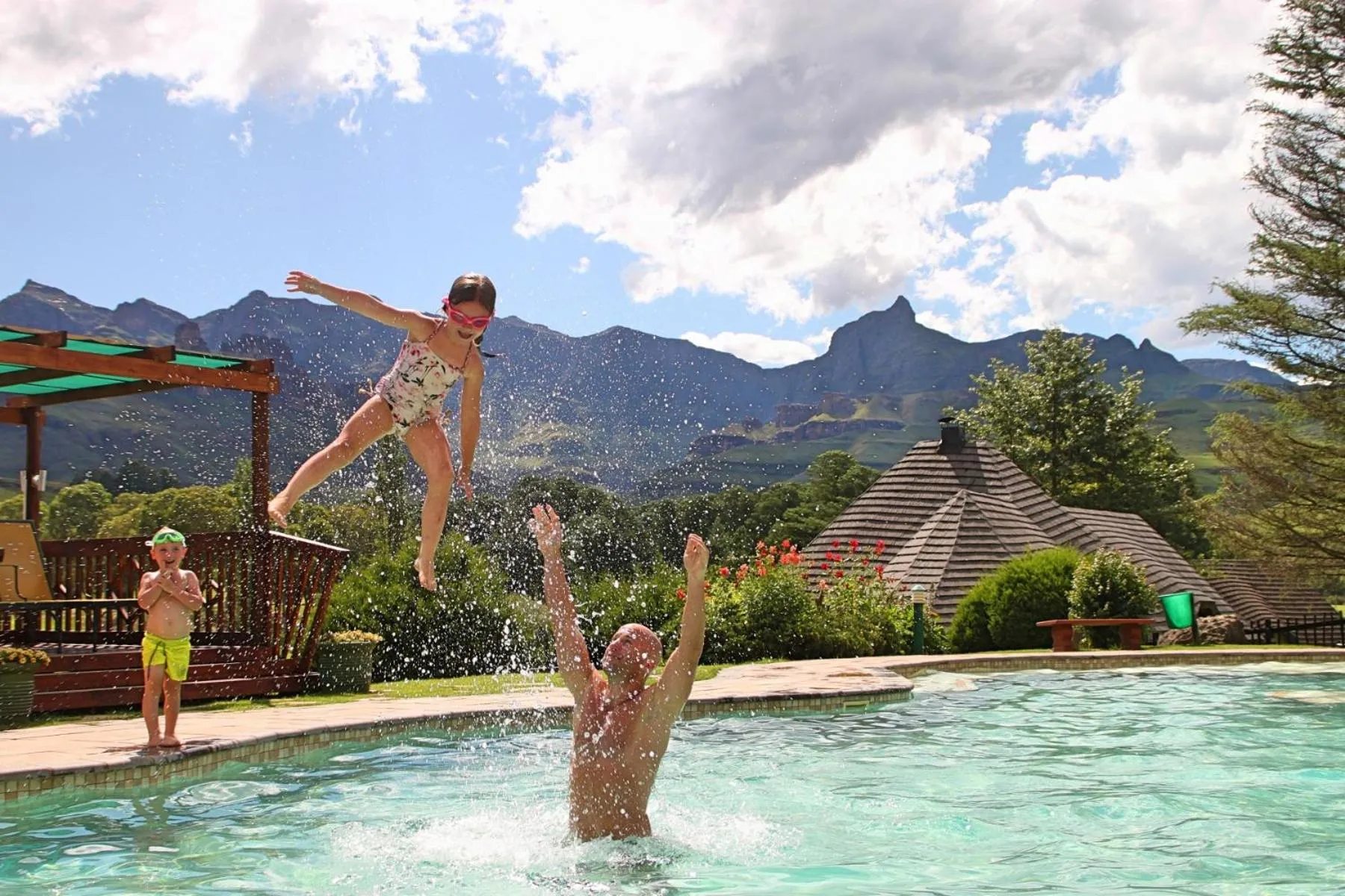Swimming pool in Fairways Drakensberg Resort