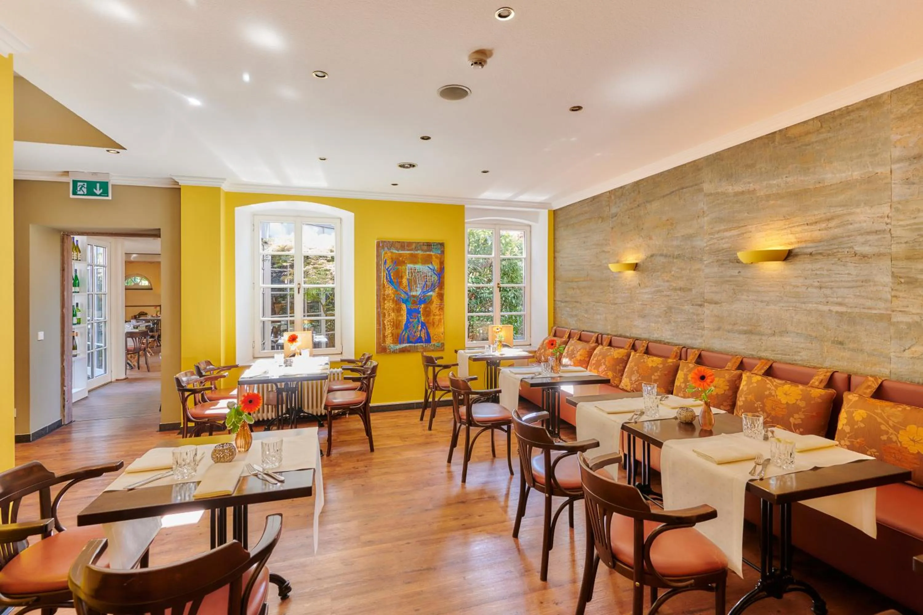 Restaurant/places to eat in Weinromantikhotel Richtershof