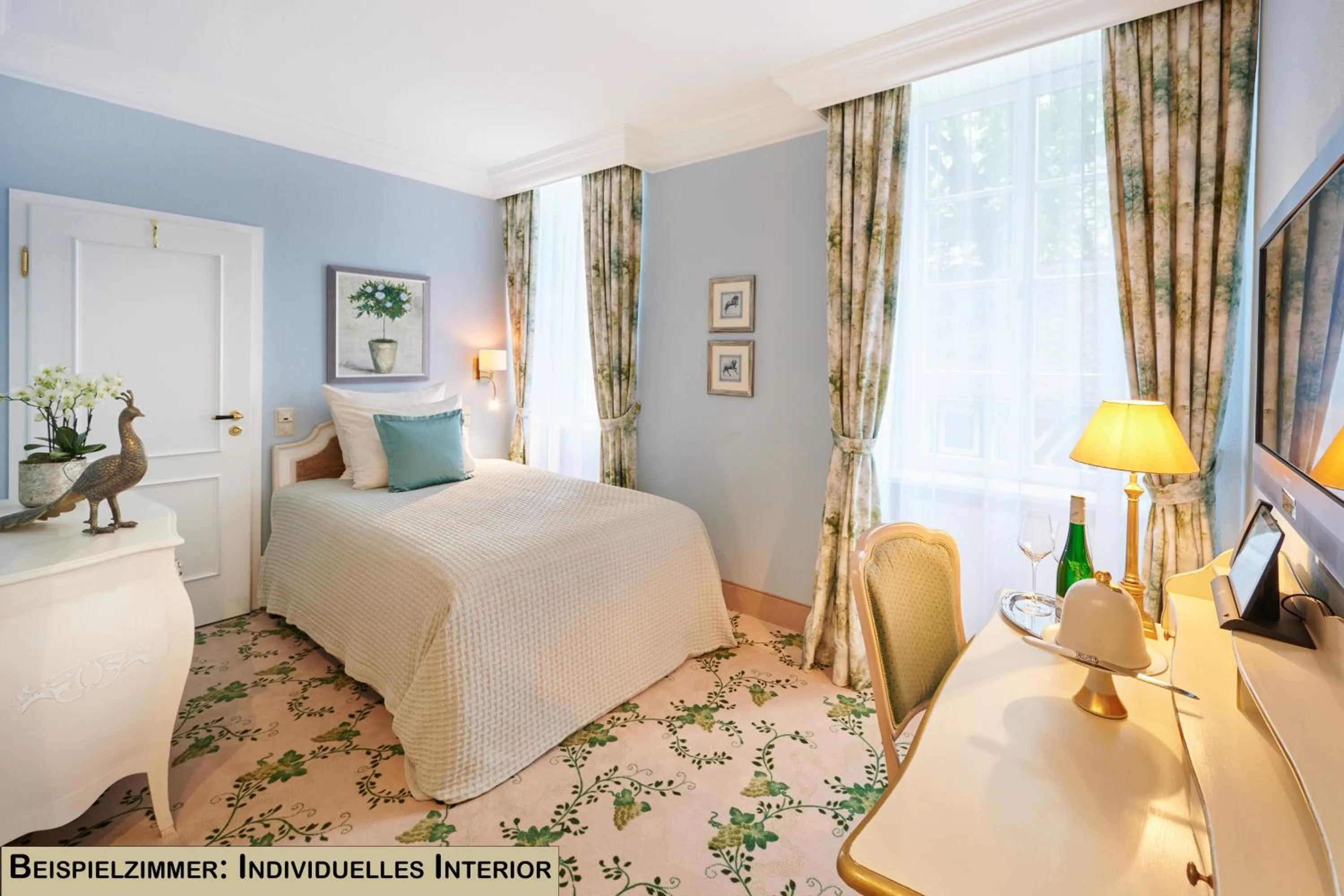 Bed in Weinromantikhotel Richtershof