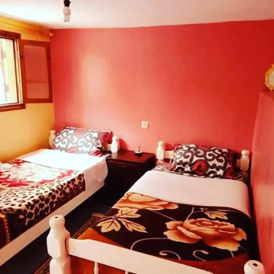Twin Room with Sea View in Auberge Maison Diyani