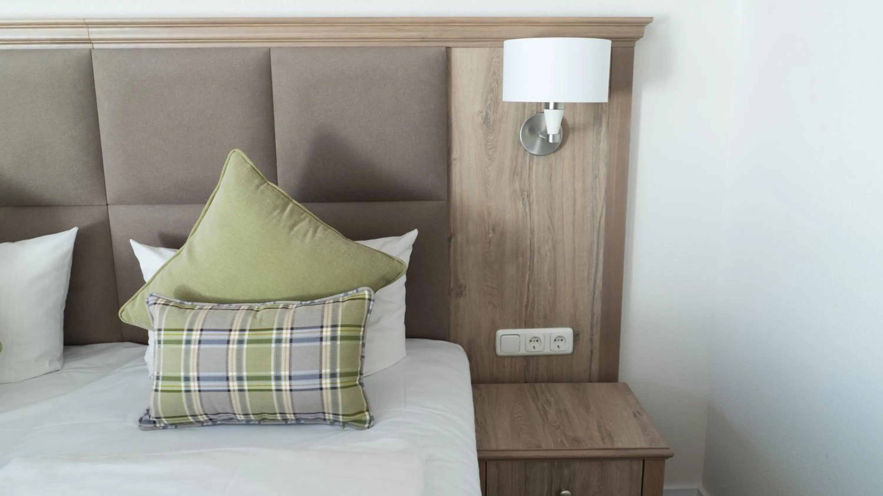 Decorative detail, Bed in Hotel Quellenhof