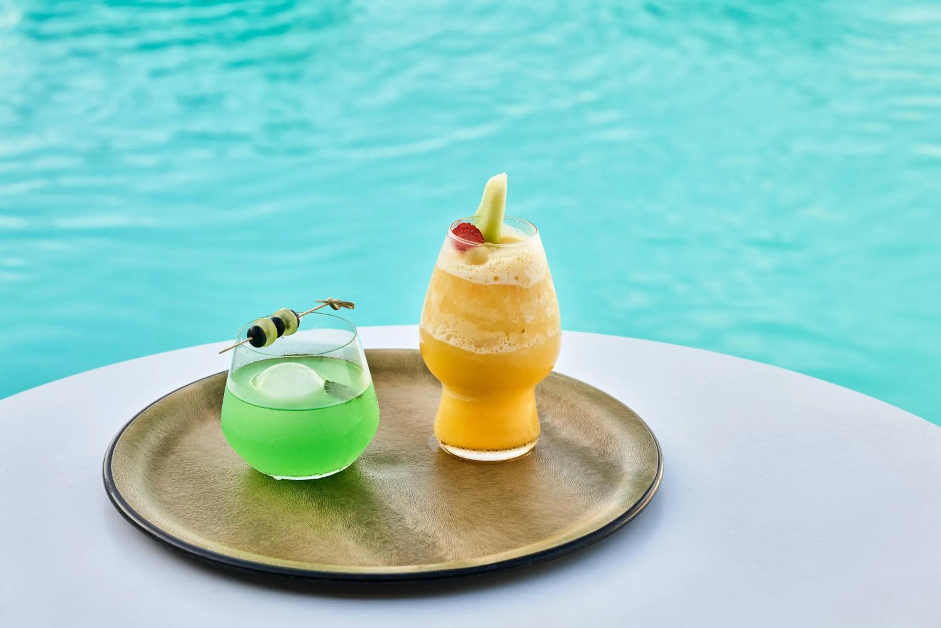 Food and drinks in Mykonos Earth Suites