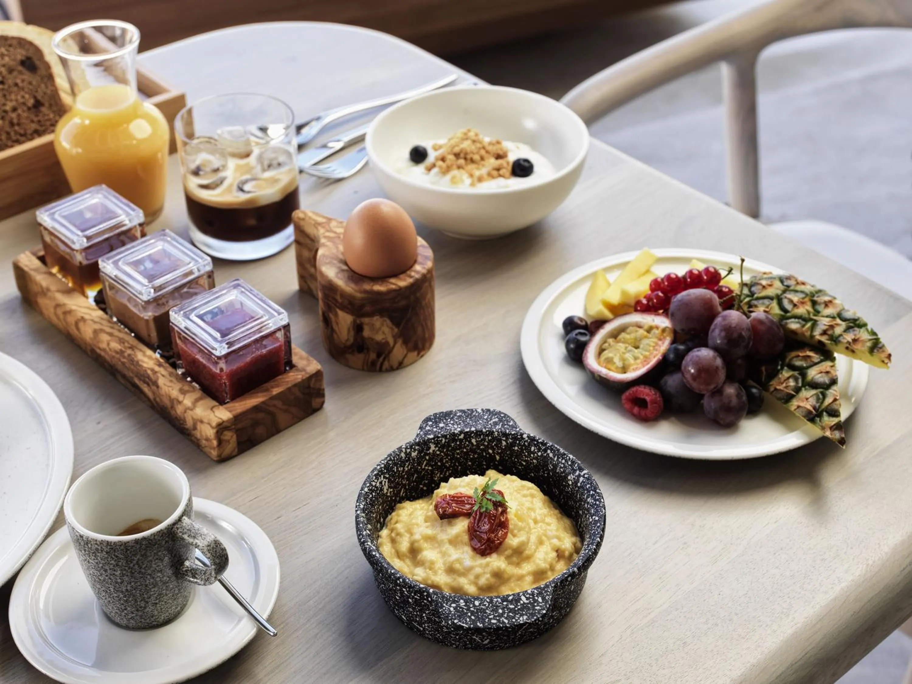 Food in Mykonos Earth Suites