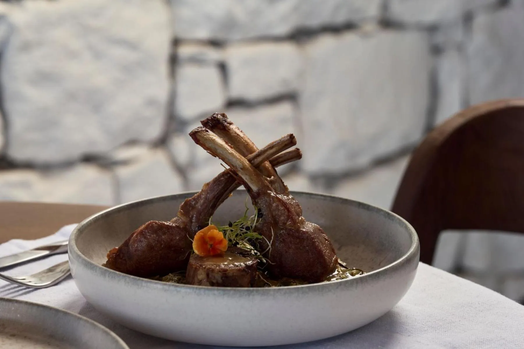 Food in Mykonos Earth Suites