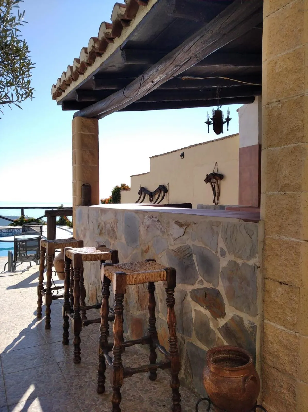 BBQ facilities in Cortijo Mirador de Almuñecar