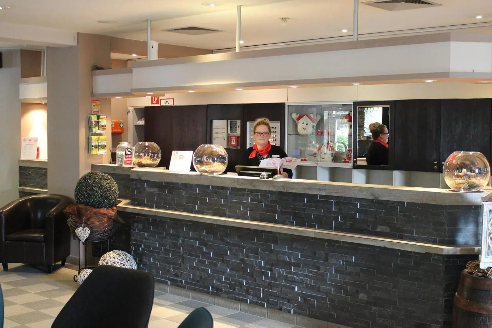 Lobby or reception in ACHAT Hotel Monschau Lobby or reception in ACHAT Hotel Monschau