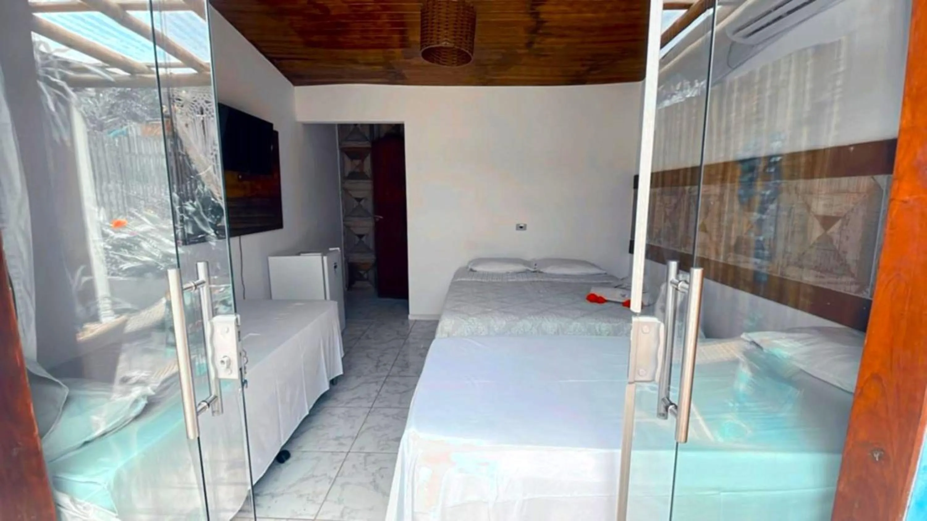 Bedroom, Bed in Pousada Portal dos Golfinhos