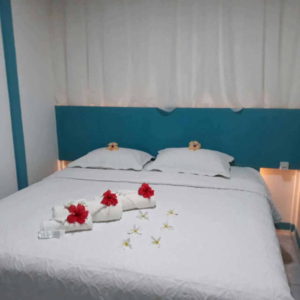 Bed in Pousada Portal dos Golfinhos