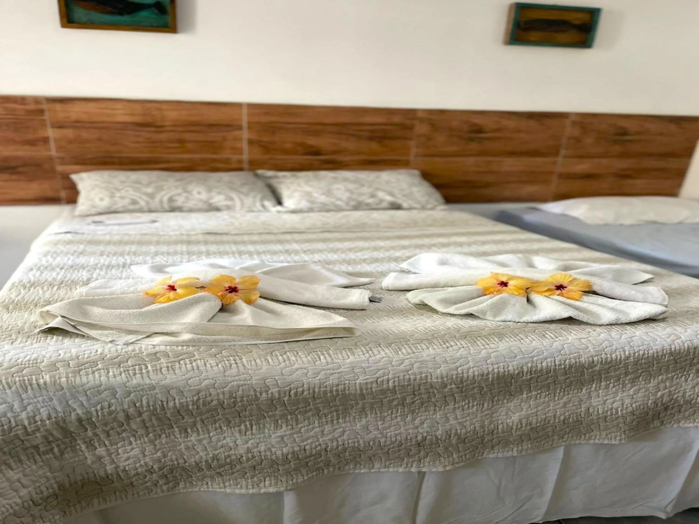 Bed in Pousada Portal dos Golfinhos