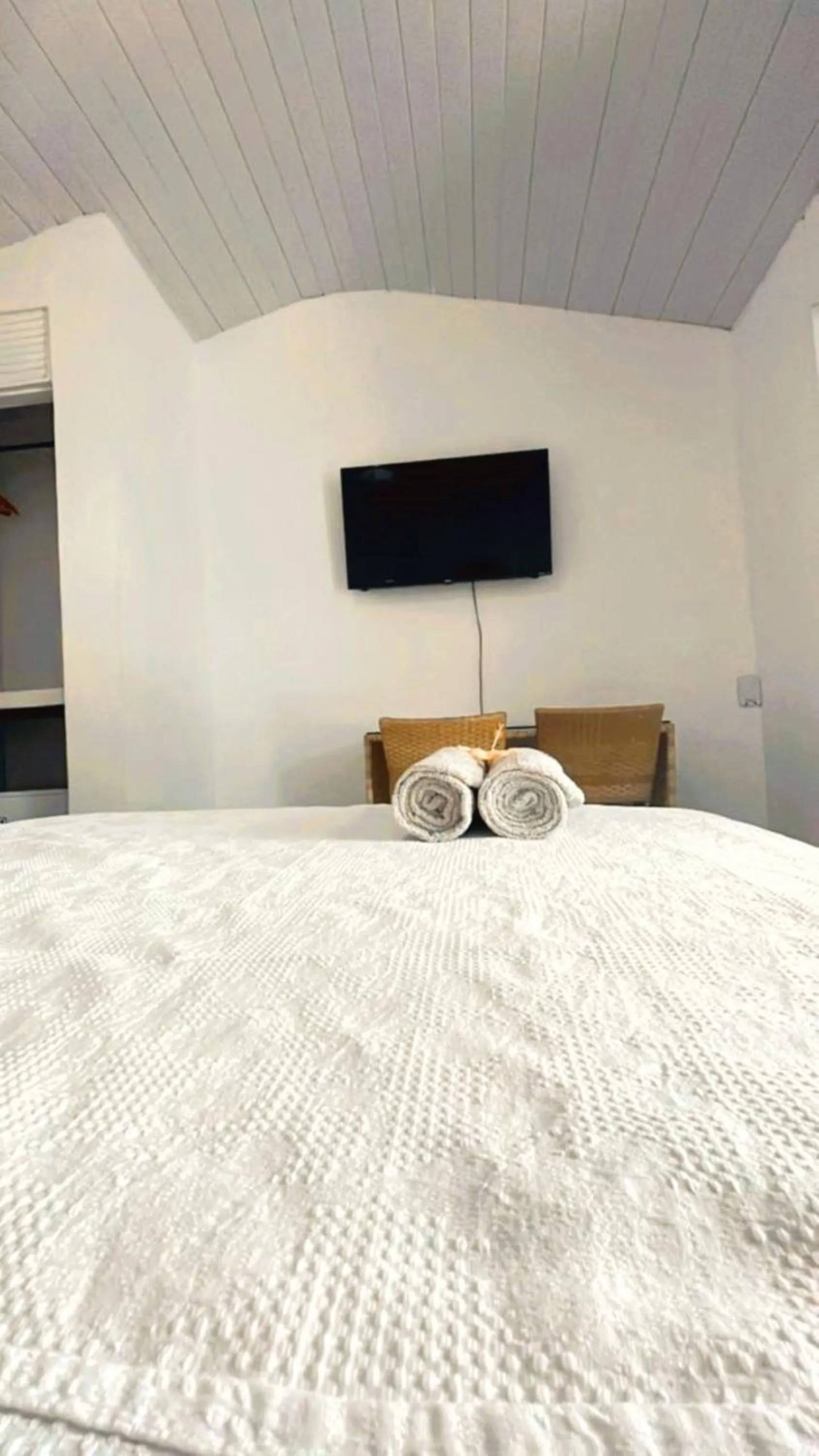 Bedroom, Bed in Pousada Portal dos Golfinhos