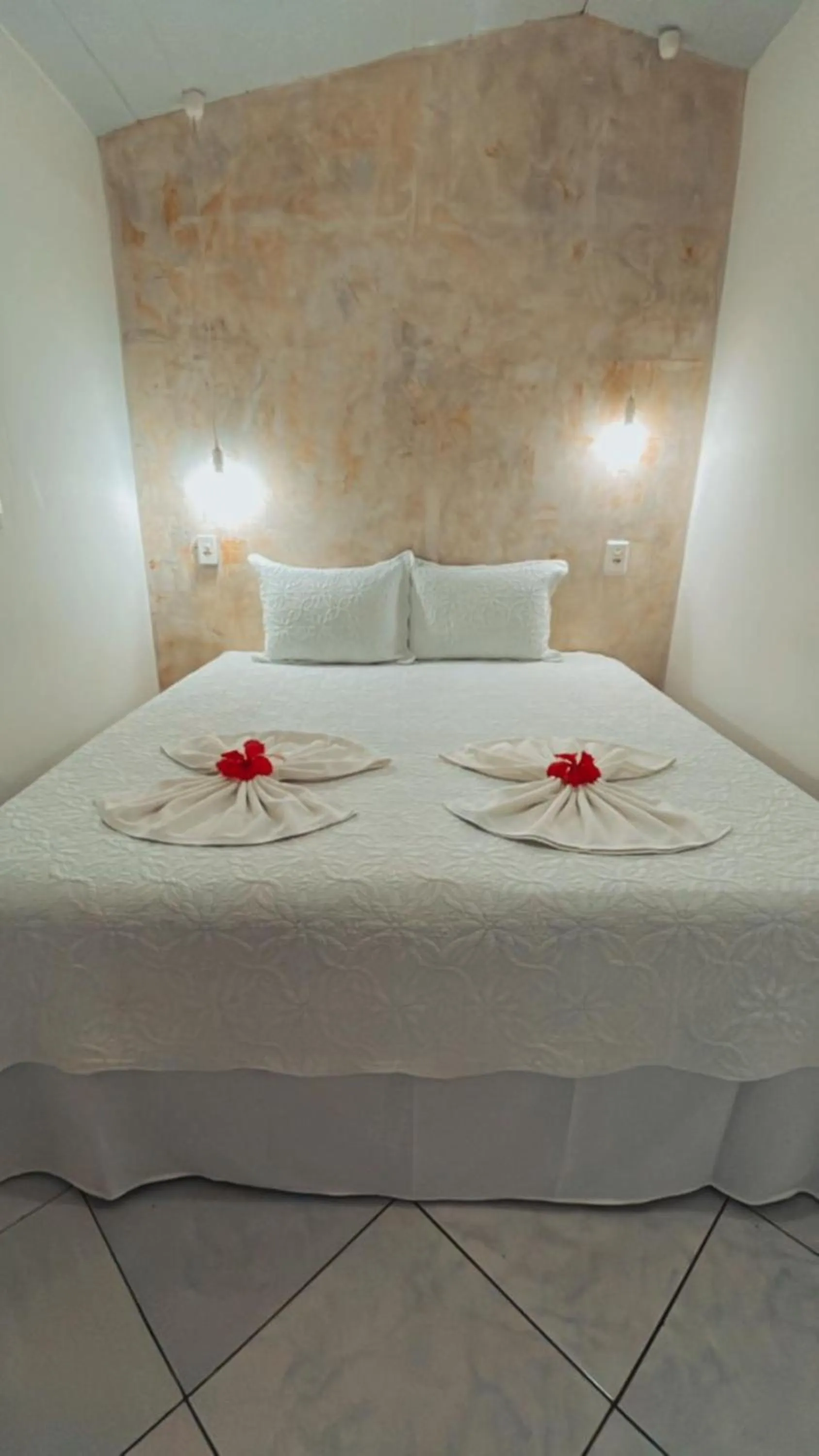 Bedroom, Bed in Pousada Portal dos Golfinhos