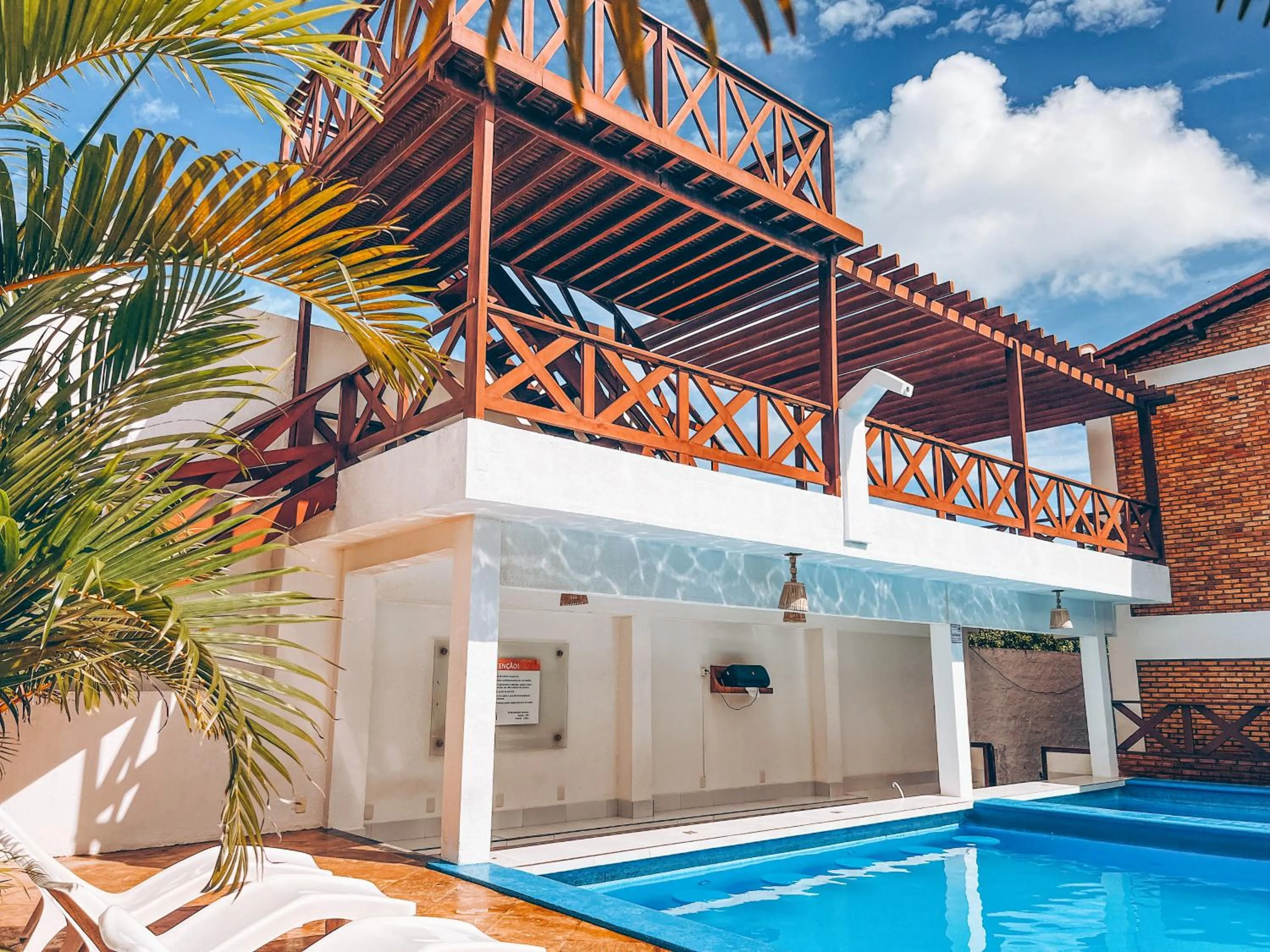 Pool view in Vila Jeri Hotel