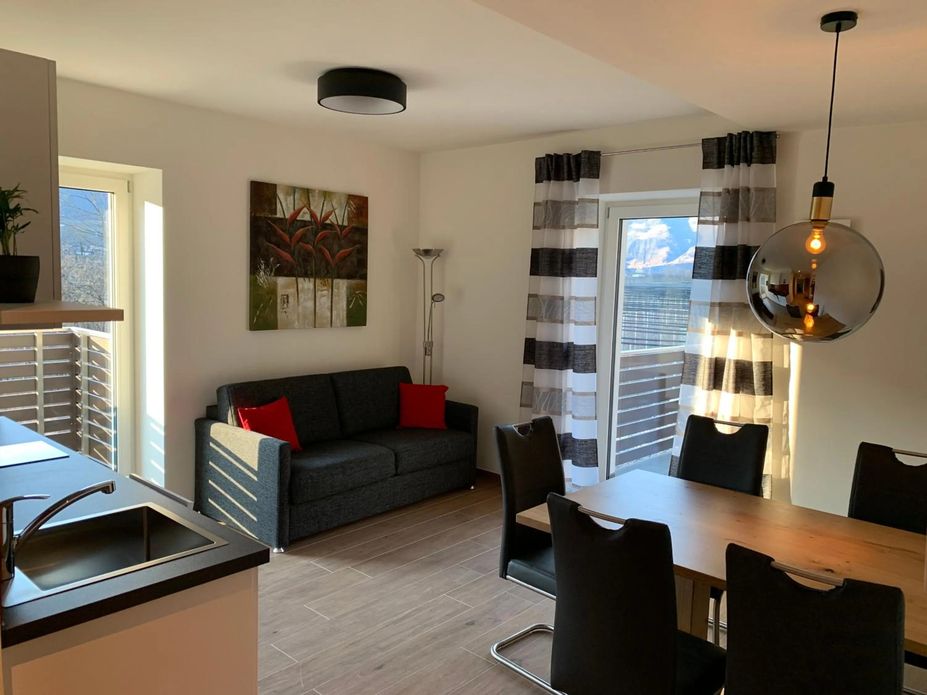 Living room, Bed in Apartments ANNY