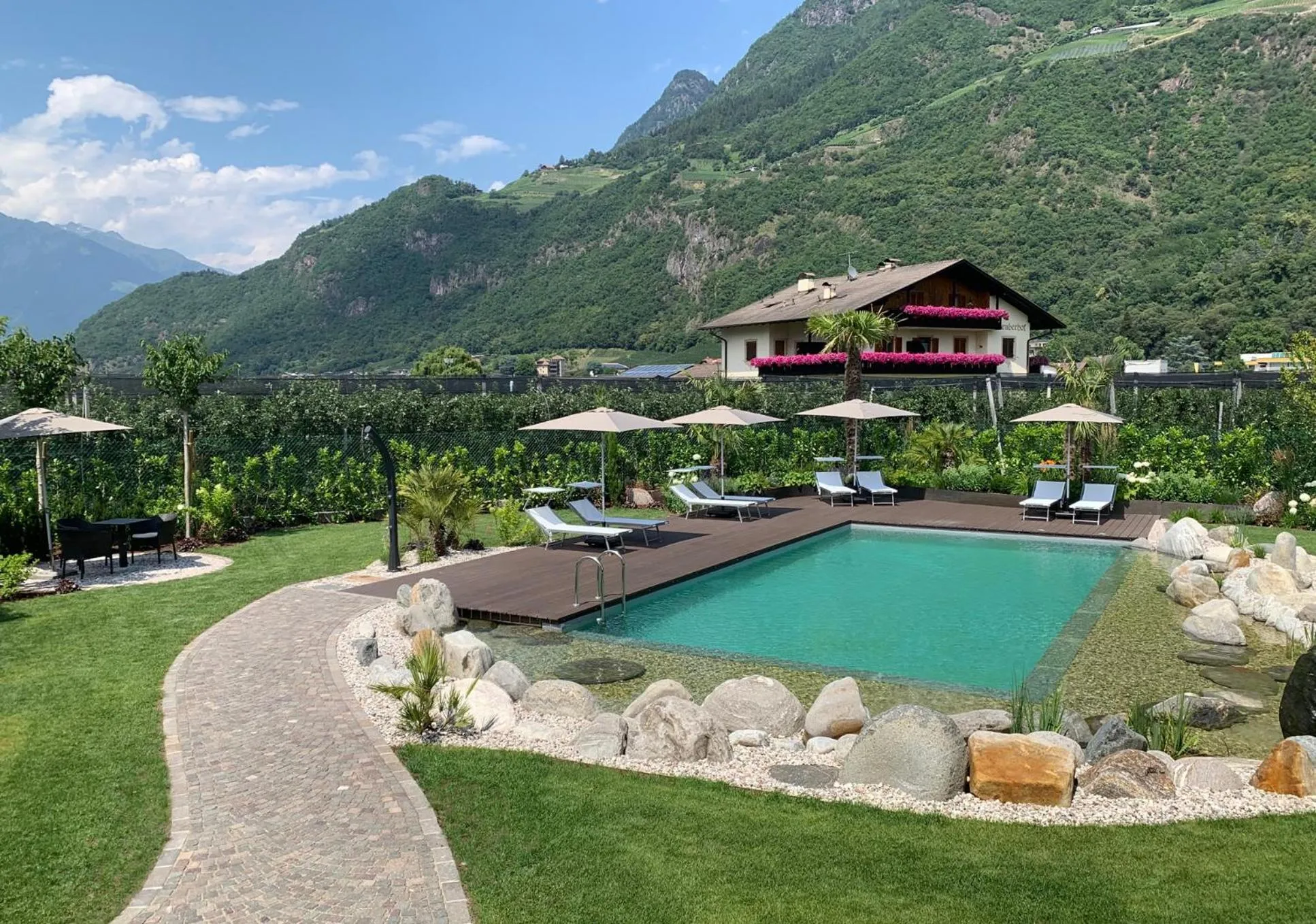 Garden in Apartments ANNY