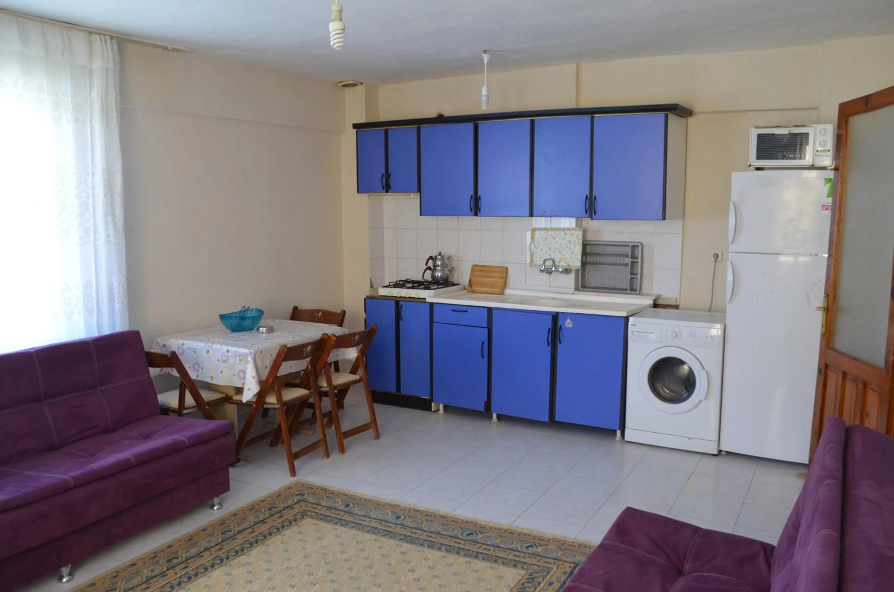 Kitchen or kitchenette in Ahmeda Apart Hotel