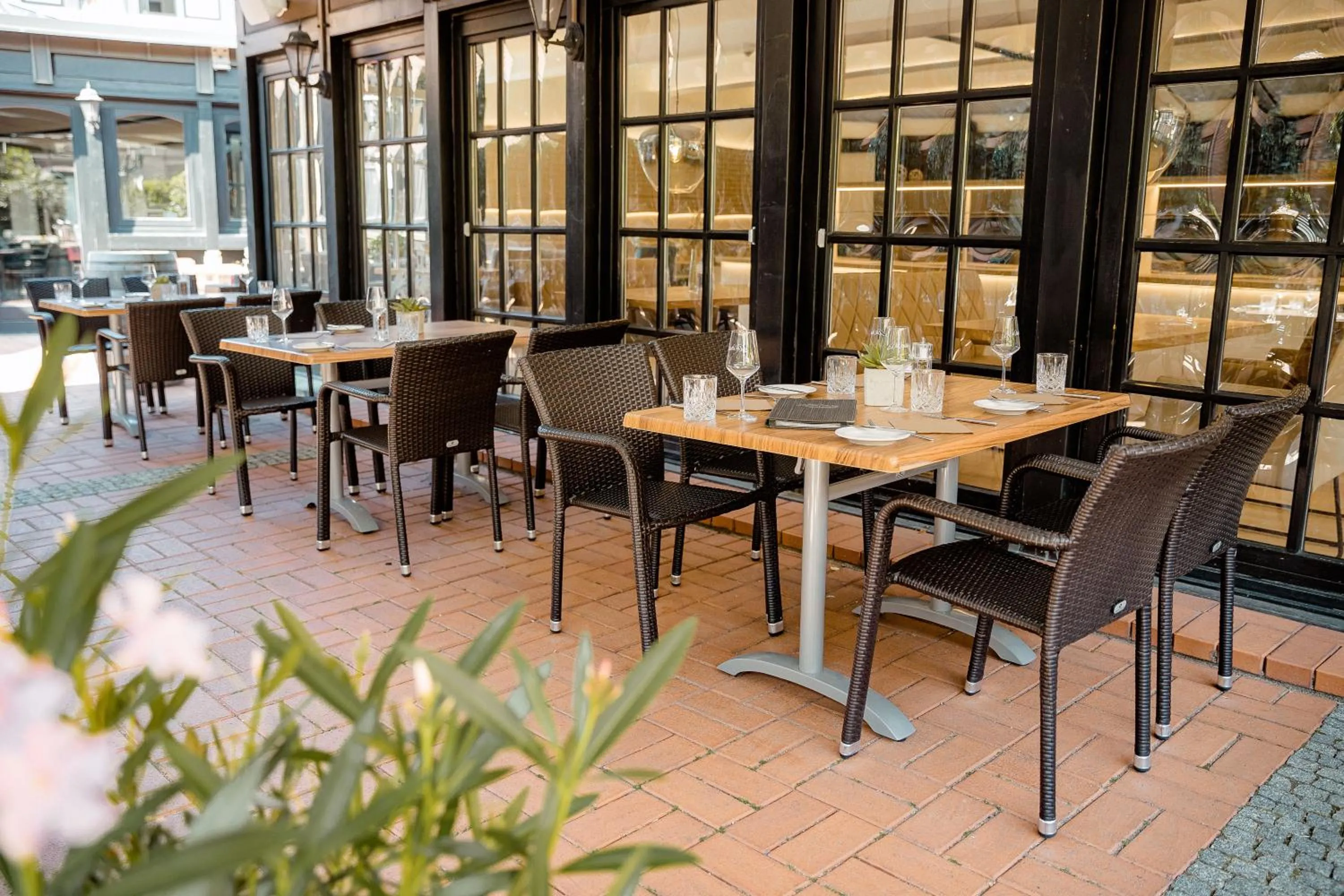 Balcony/Terrace in Privathotel alte mühle Wolfsburg-Weyhausen