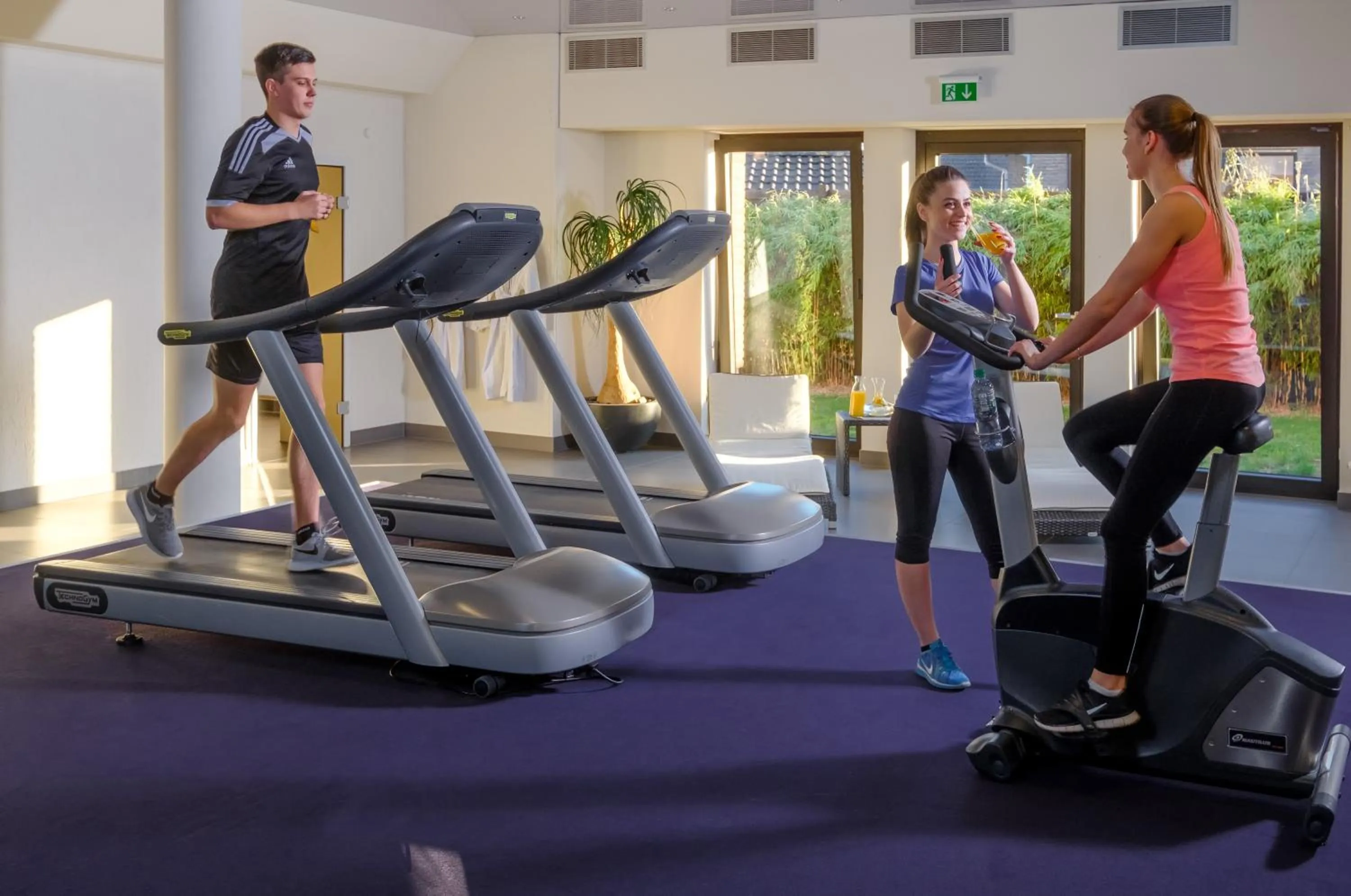 Fitness centre/facilities in Privathotel alte mühle Wolfsburg-Weyhausen