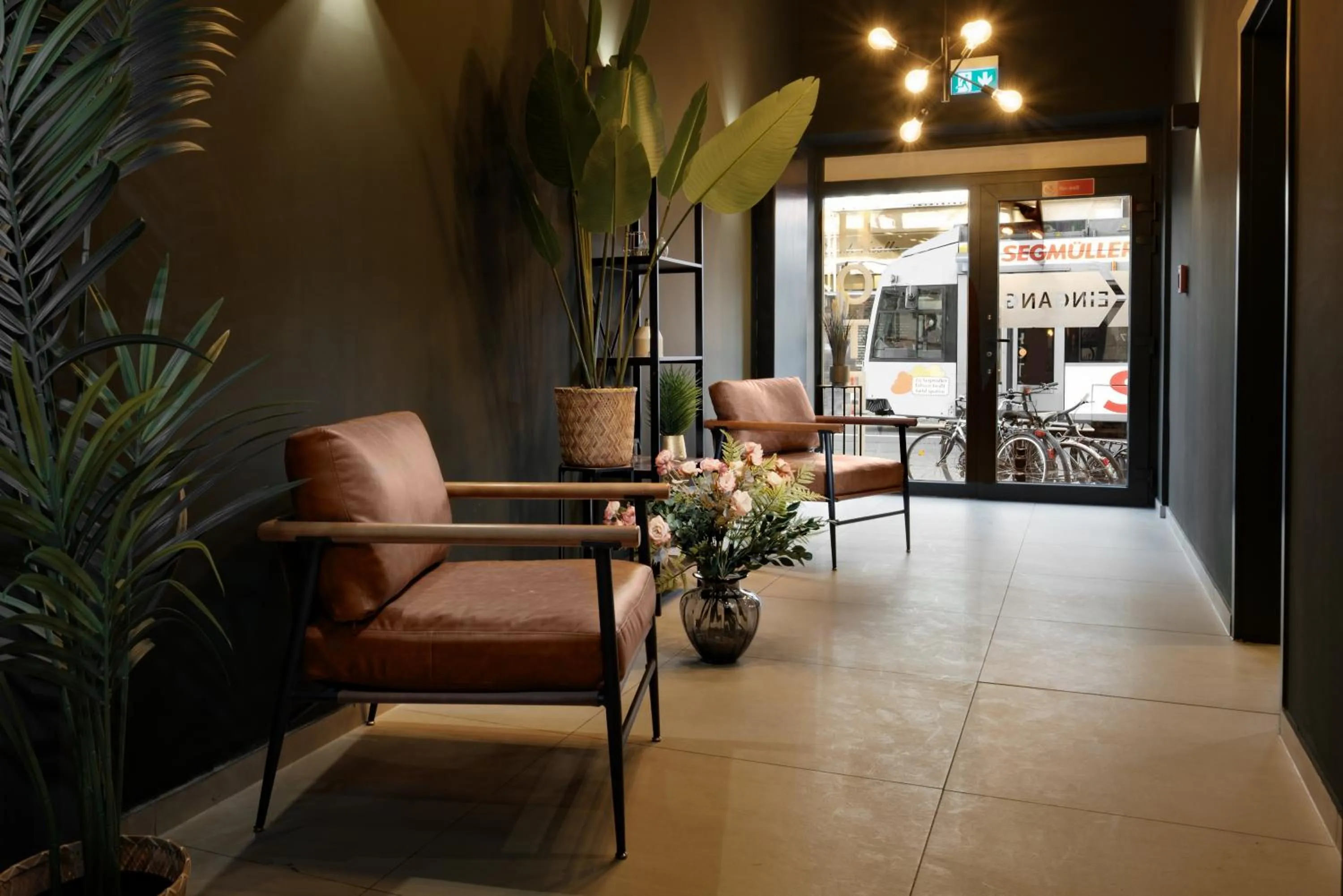 Lobby or reception in the sQuare hotel