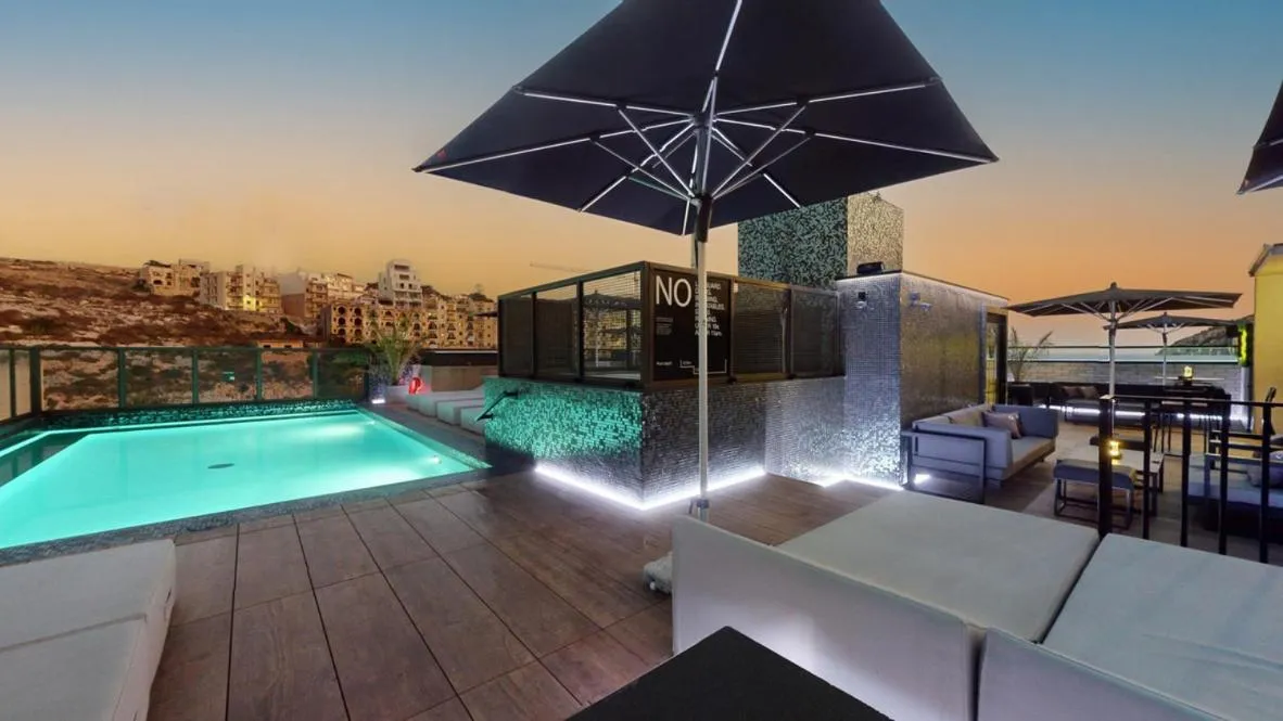 Pool view in Ulysses ApartHotel