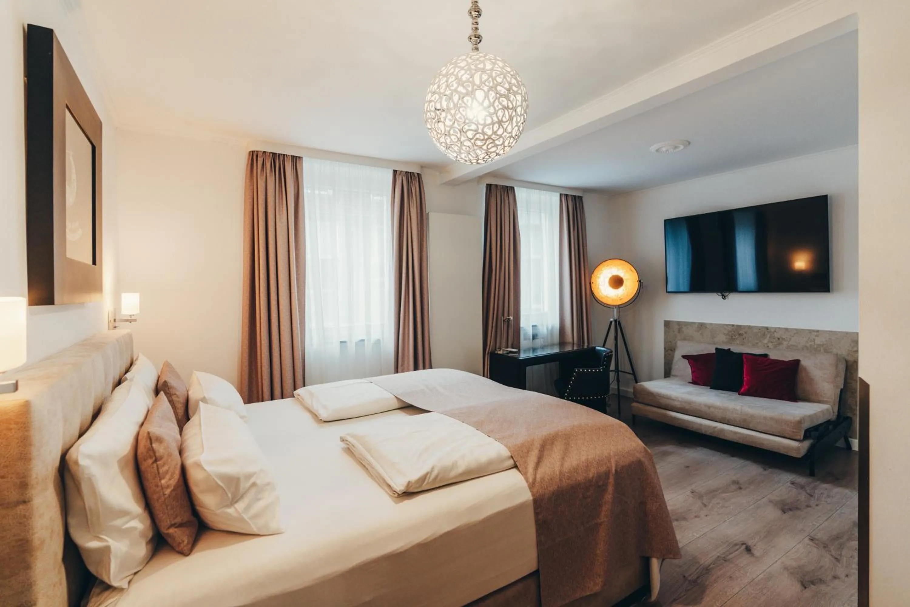 Bed in Boutique Hotel Düsseldorf Berial