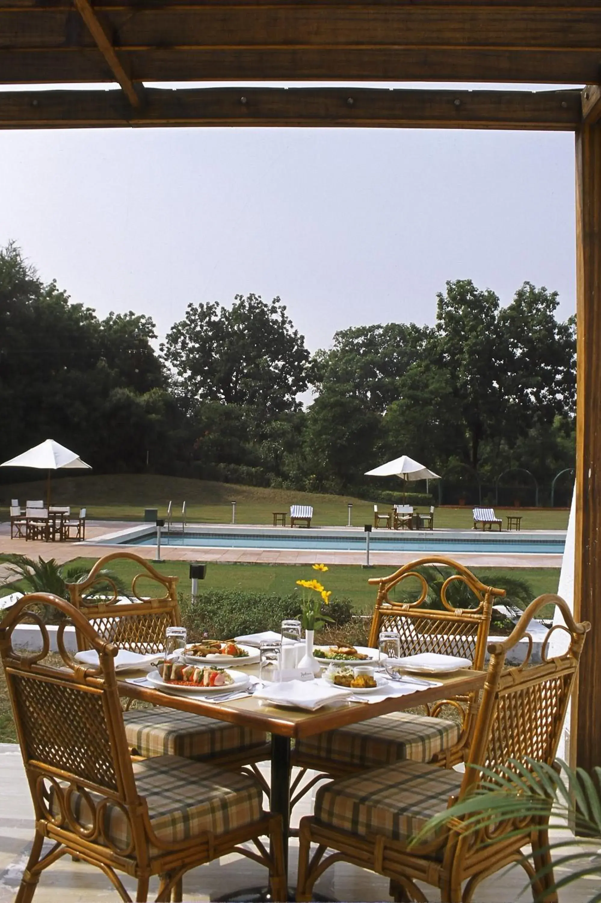 Facade/entrance in Radisson Jass Hotel, Khajuraho Facade/entrance in Radisson Jass Hotel, Khajuraho