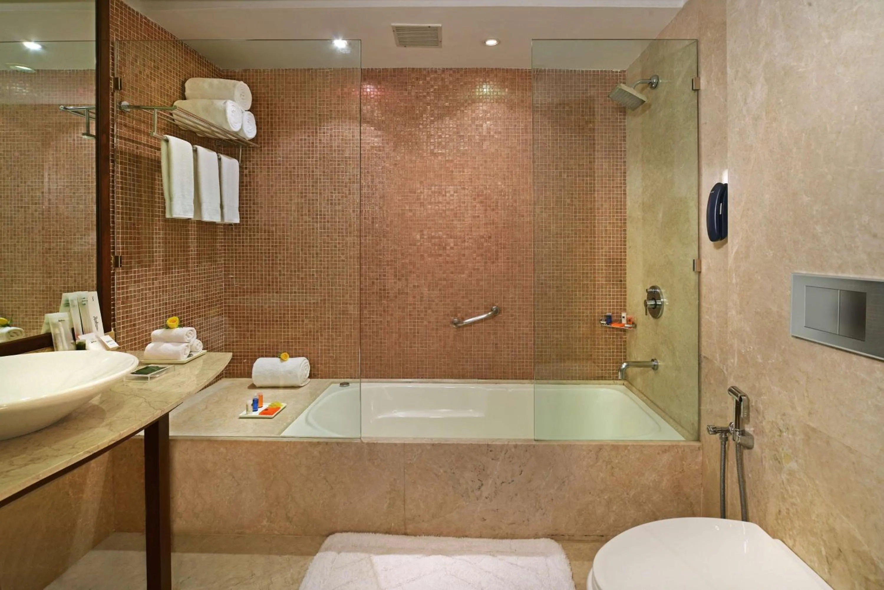 Bathroom in Radisson Jass Hotel, Khajuraho
