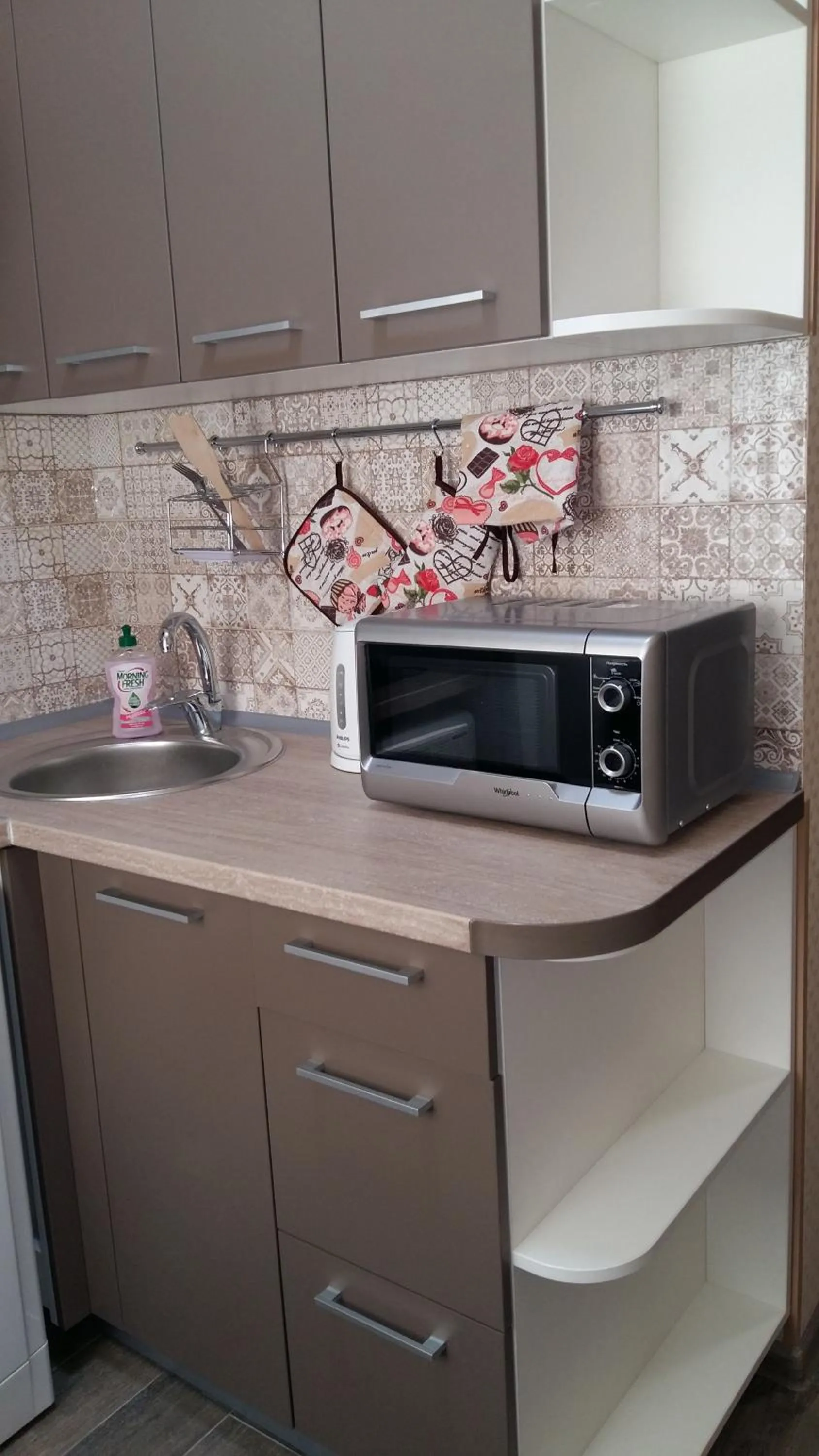 Kitchen or kitchenette in Hostel Voyage