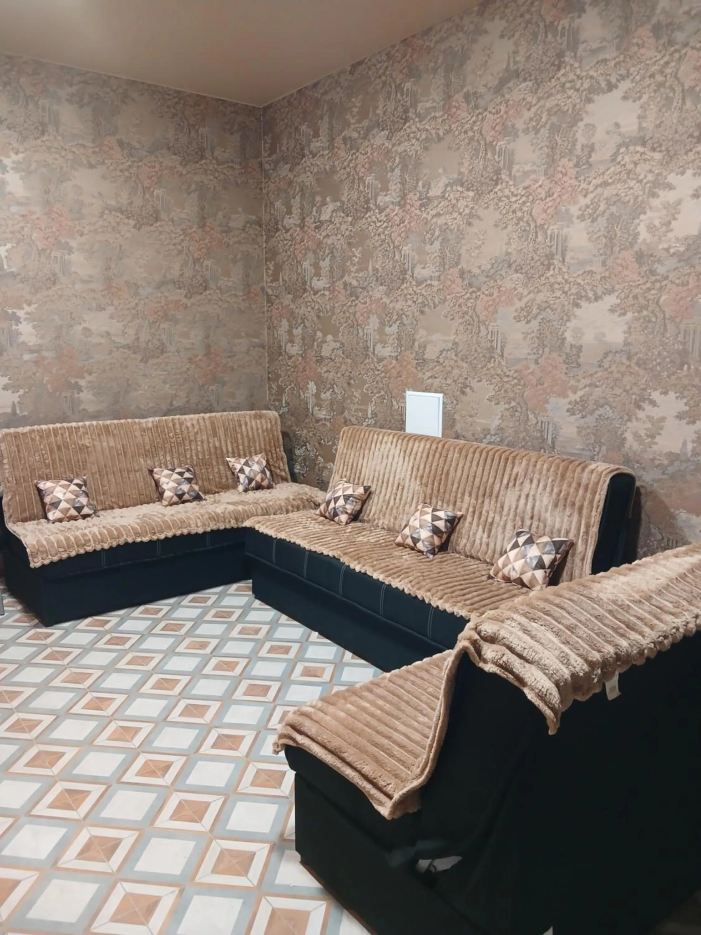 Seating area in Hostel Voyage