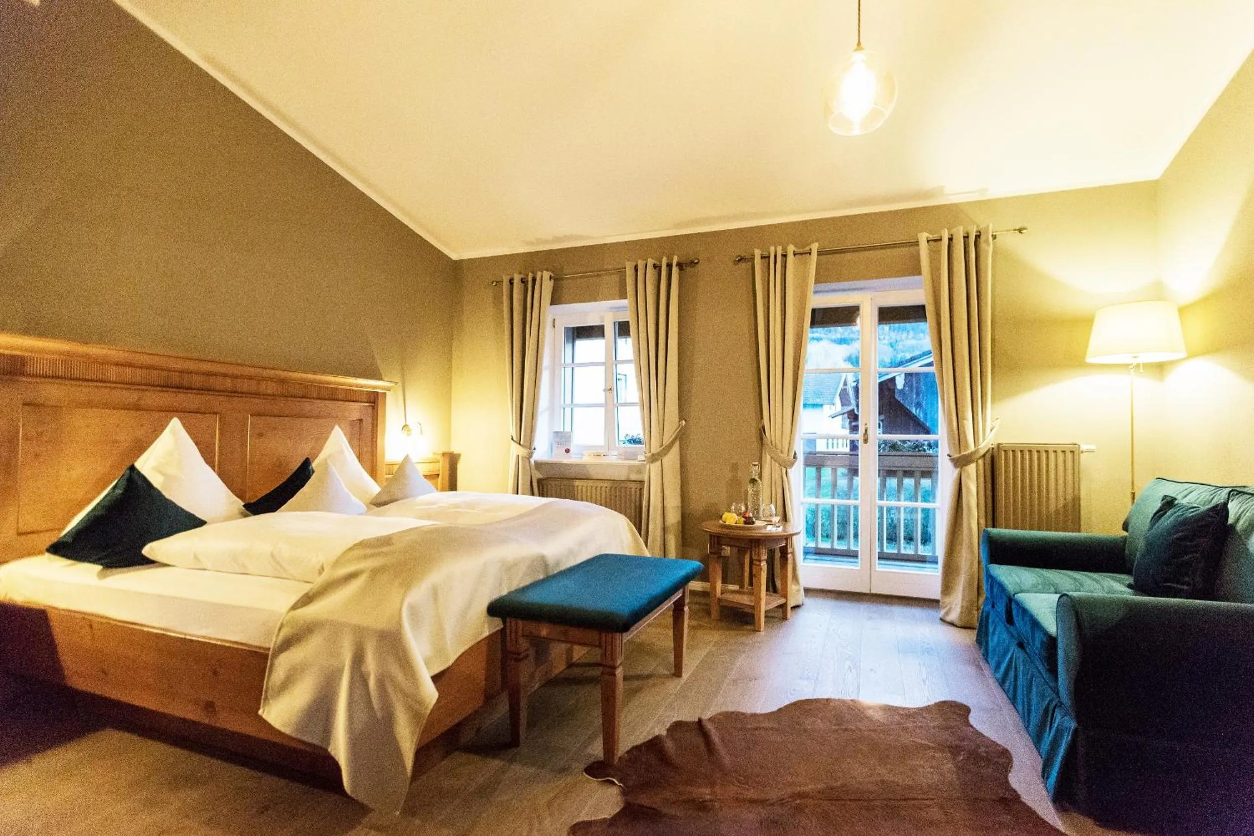 Bedroom, Bed in Landgasthof Karner