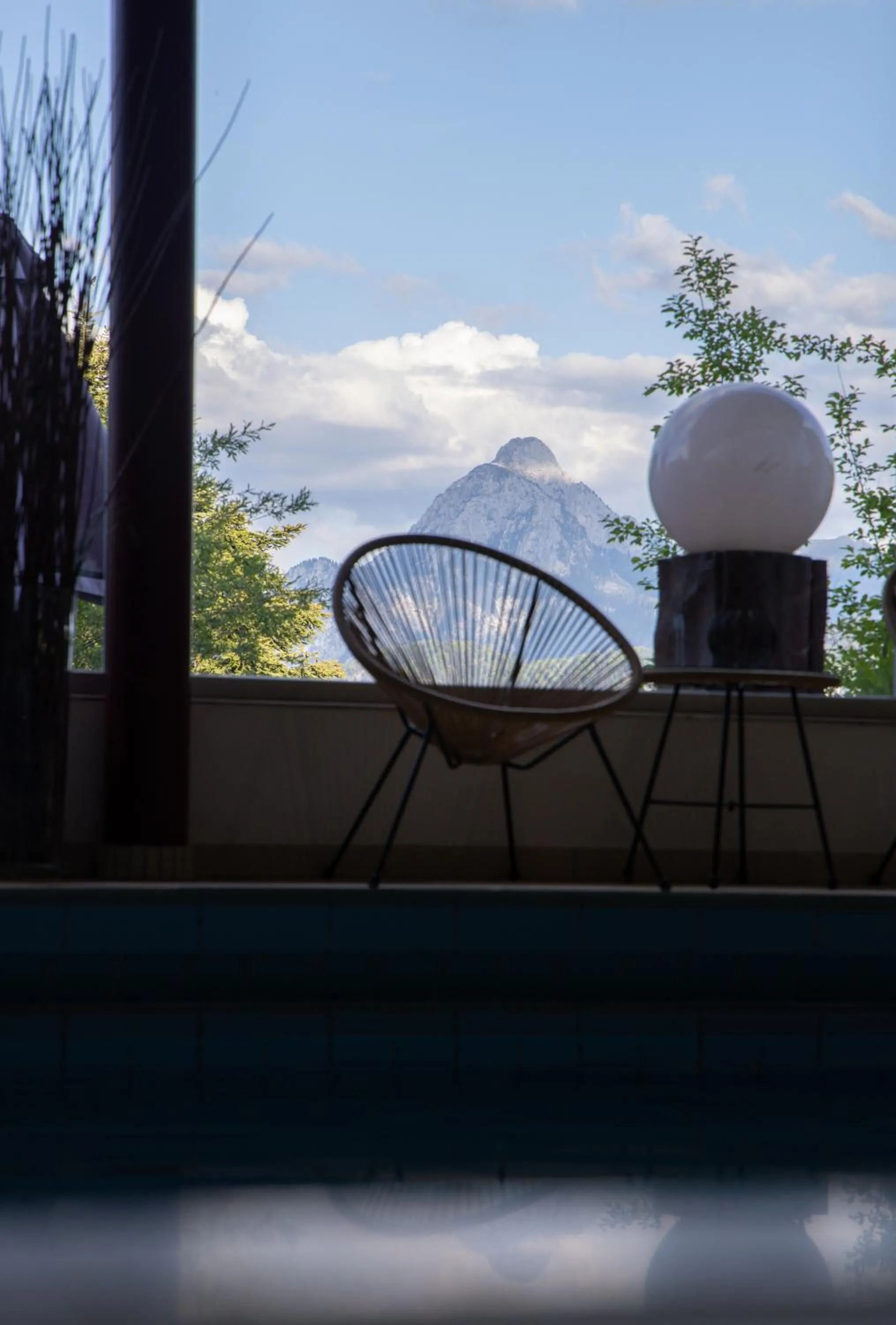 Swimming pool in Hotel Bergruh