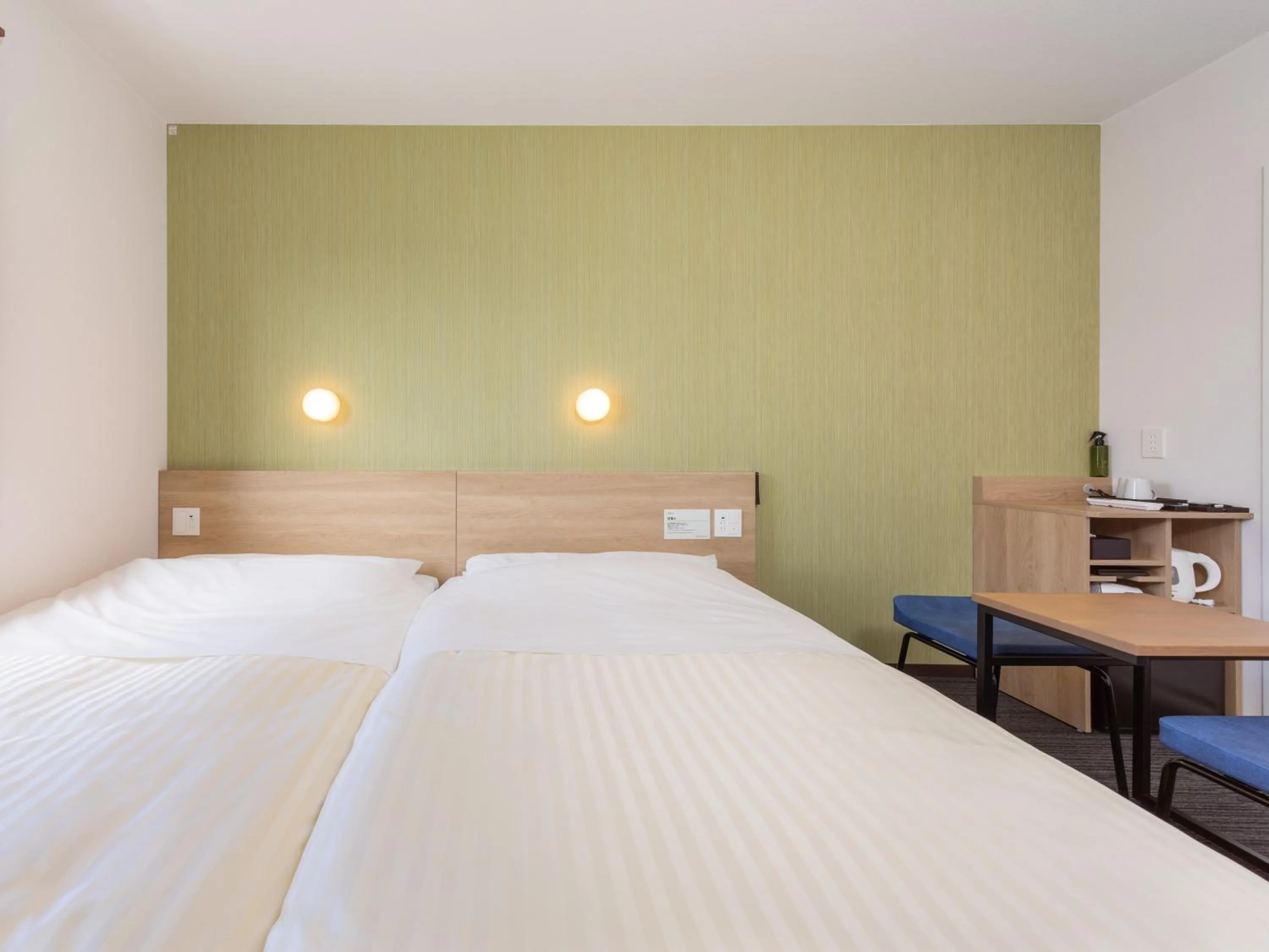 Bed in Super Hotel Yahaba Station East Exit