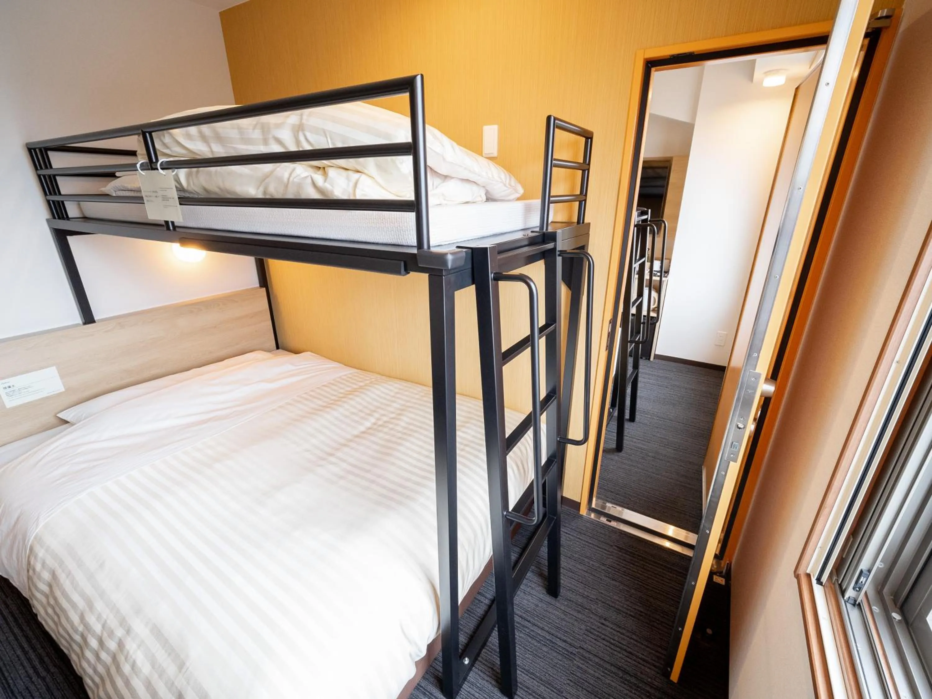 Bed in Super Hotel Yahaba Station East Exit