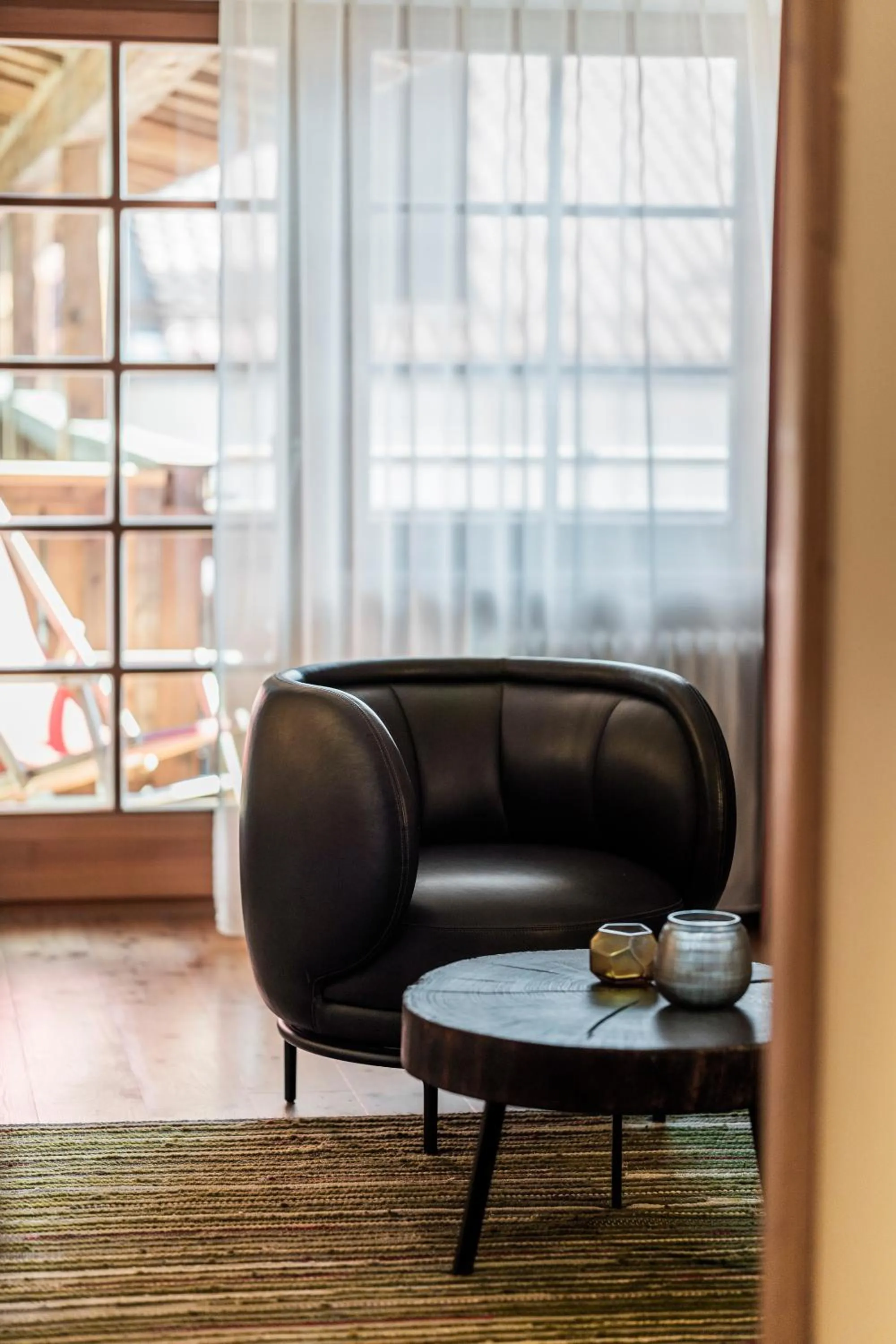 Seating area in Das Achental Resort